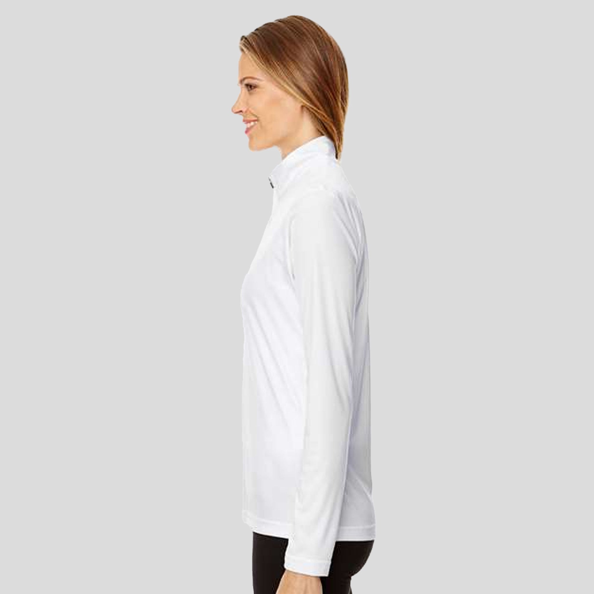 Women's Zone Performance Quarter-Zip Pullover | White