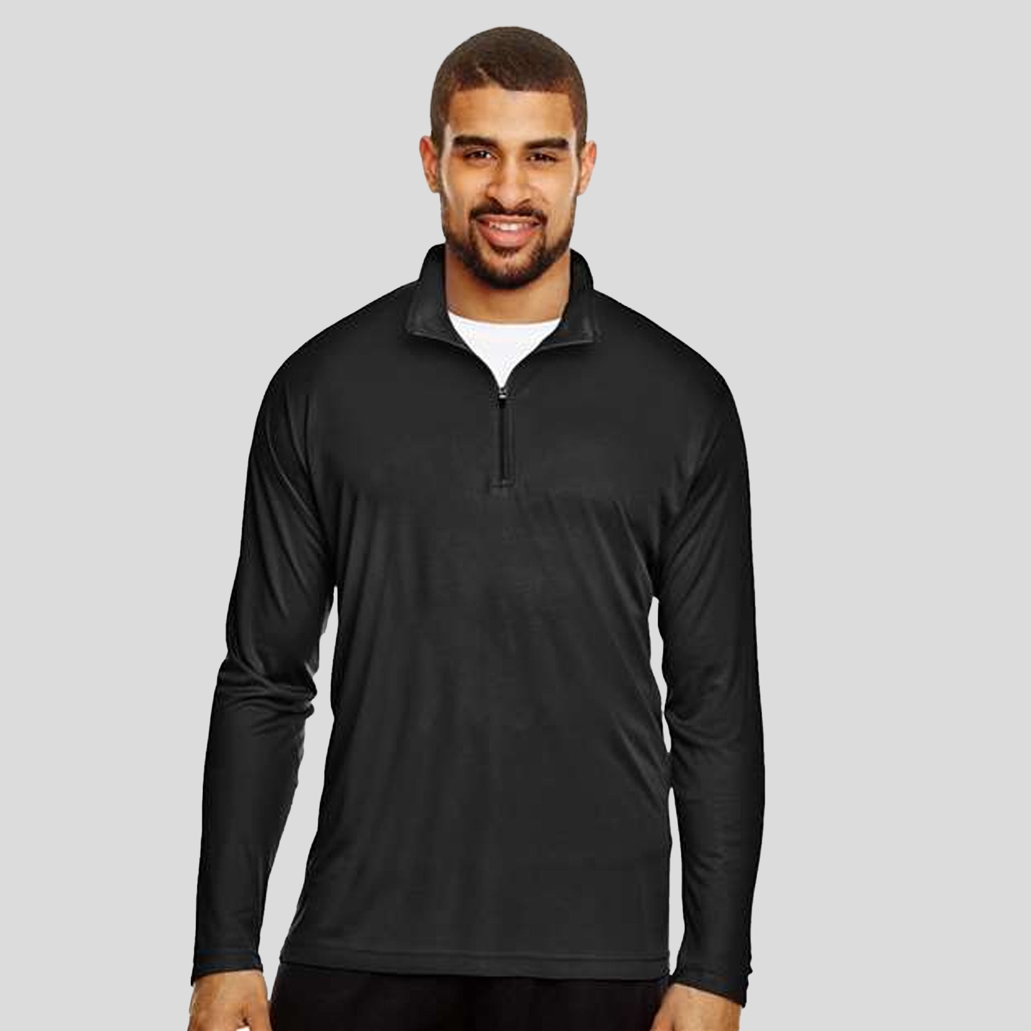 Men's Zone Performance Quarter-Zip Pullover | Black