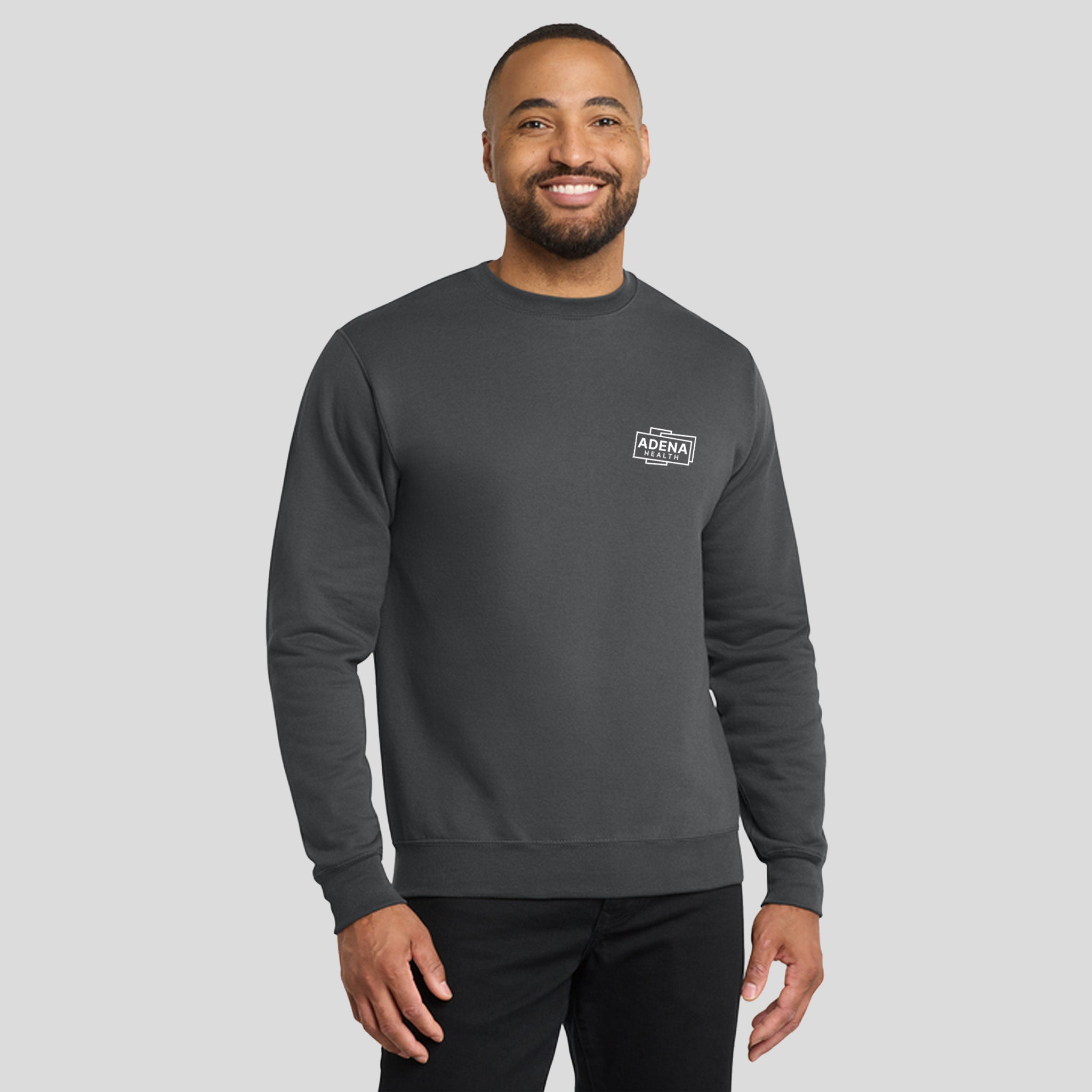 Adena Core Fleece Crewneck Sweatshirt | Charcoal