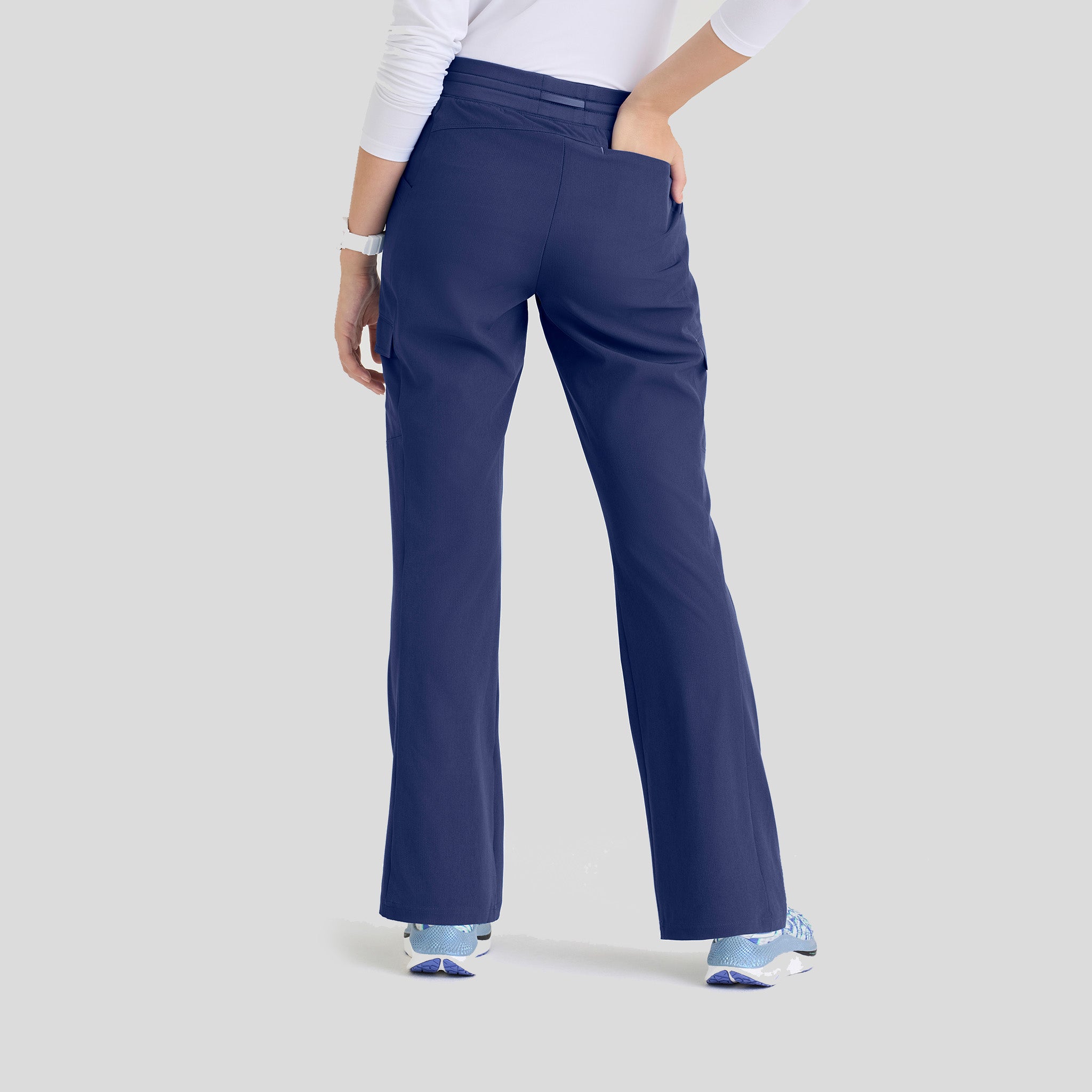 Reward 5 Pocket High Rise Fit & Flare Pant | Navy