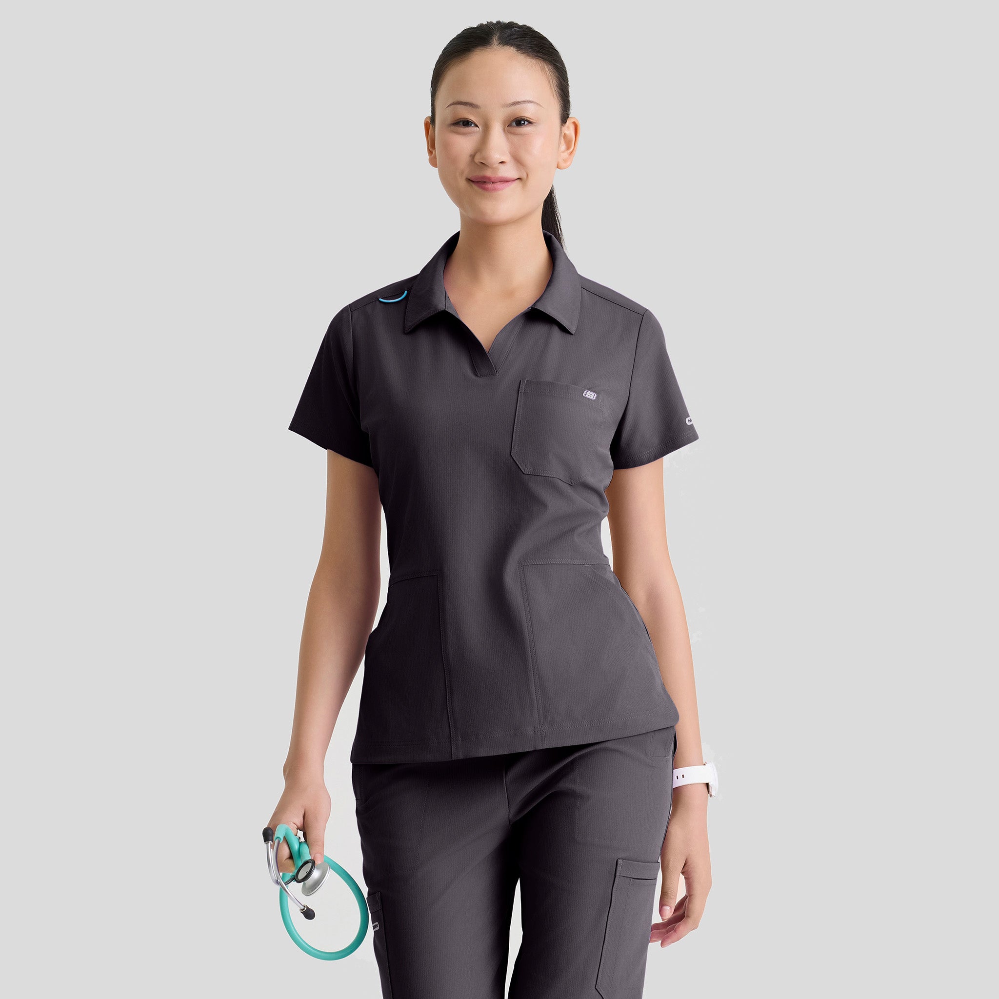 Honor Top | Pewter