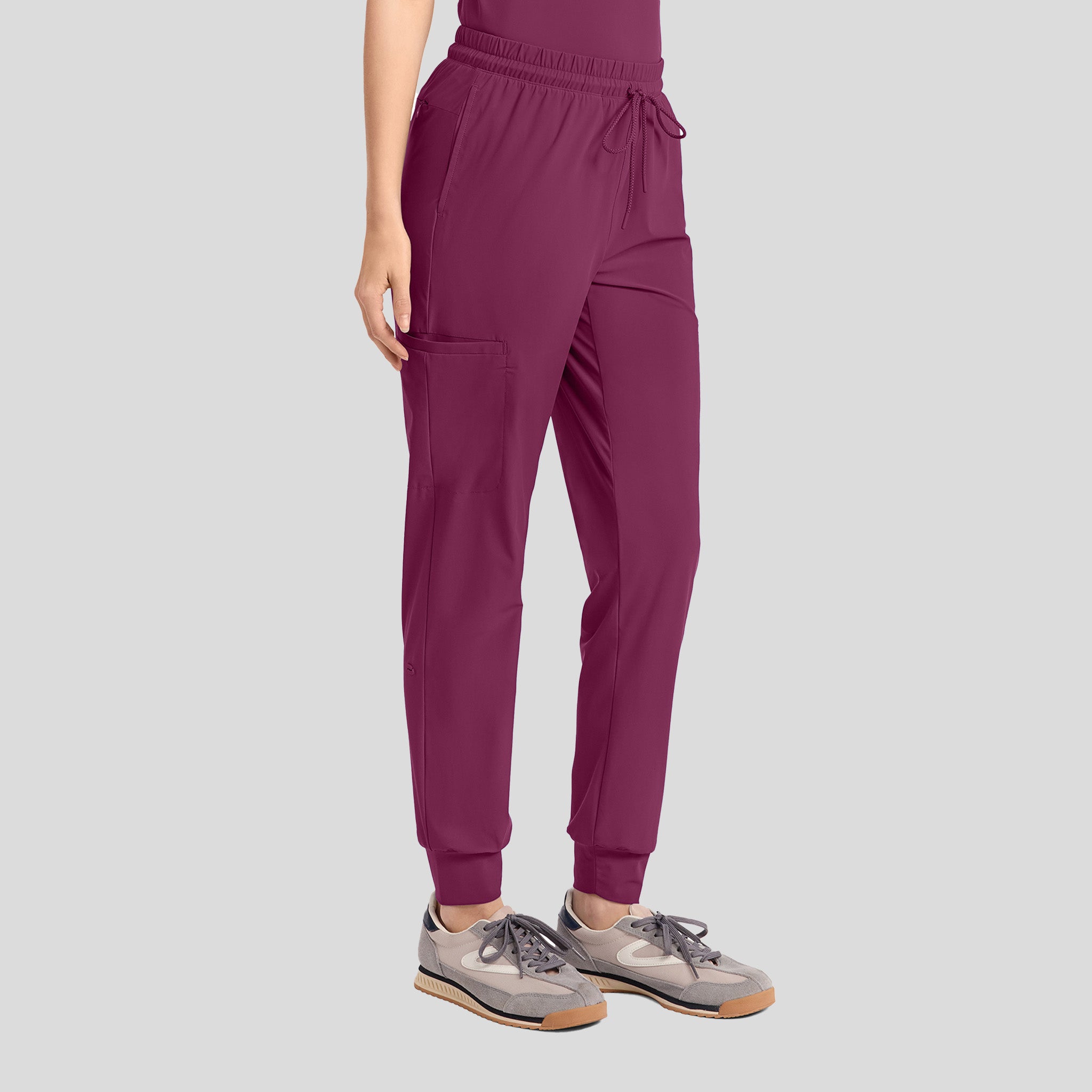 5-Pocket Jogger Pant | Wine