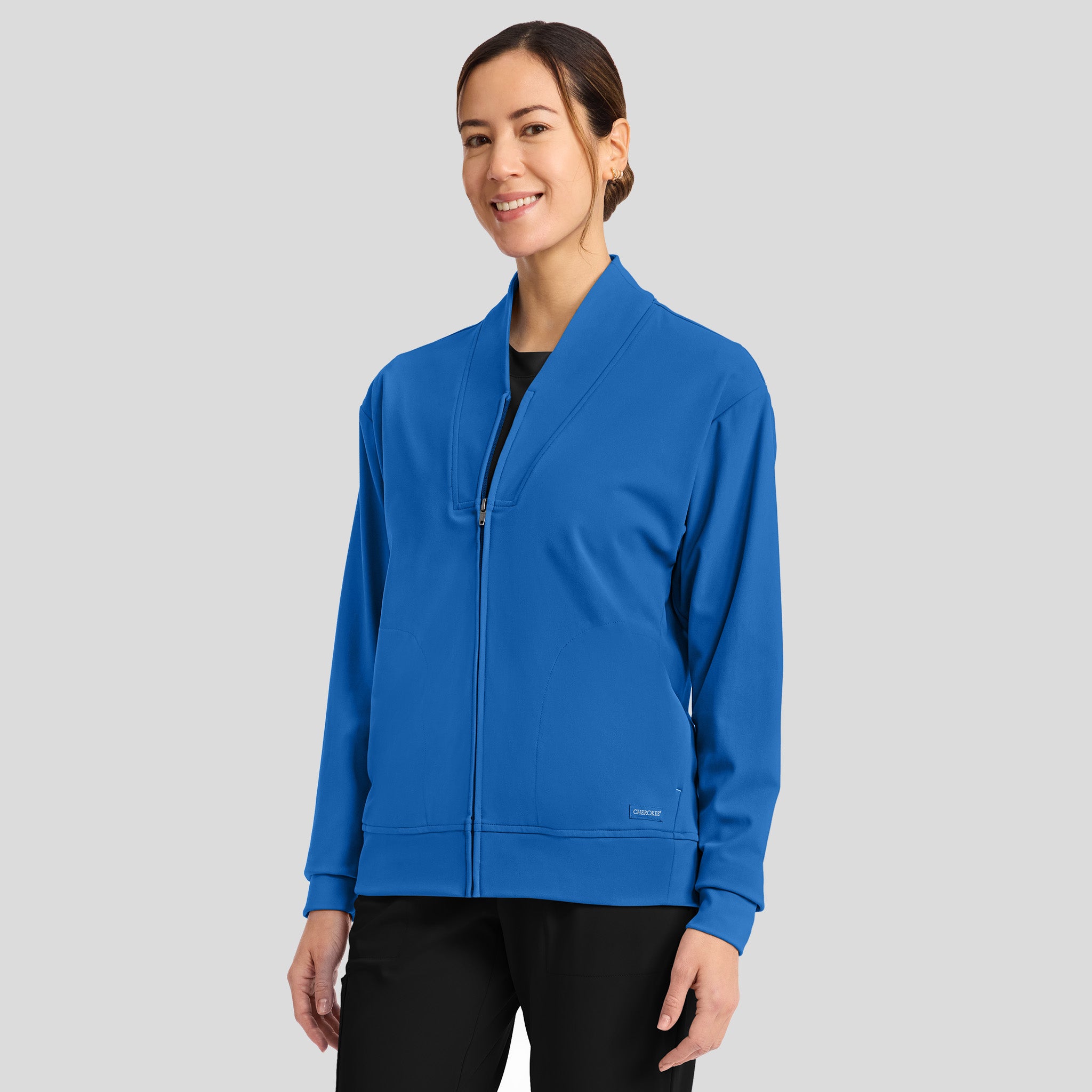 Achieve Warm-Up Scrub Jacket | Royal