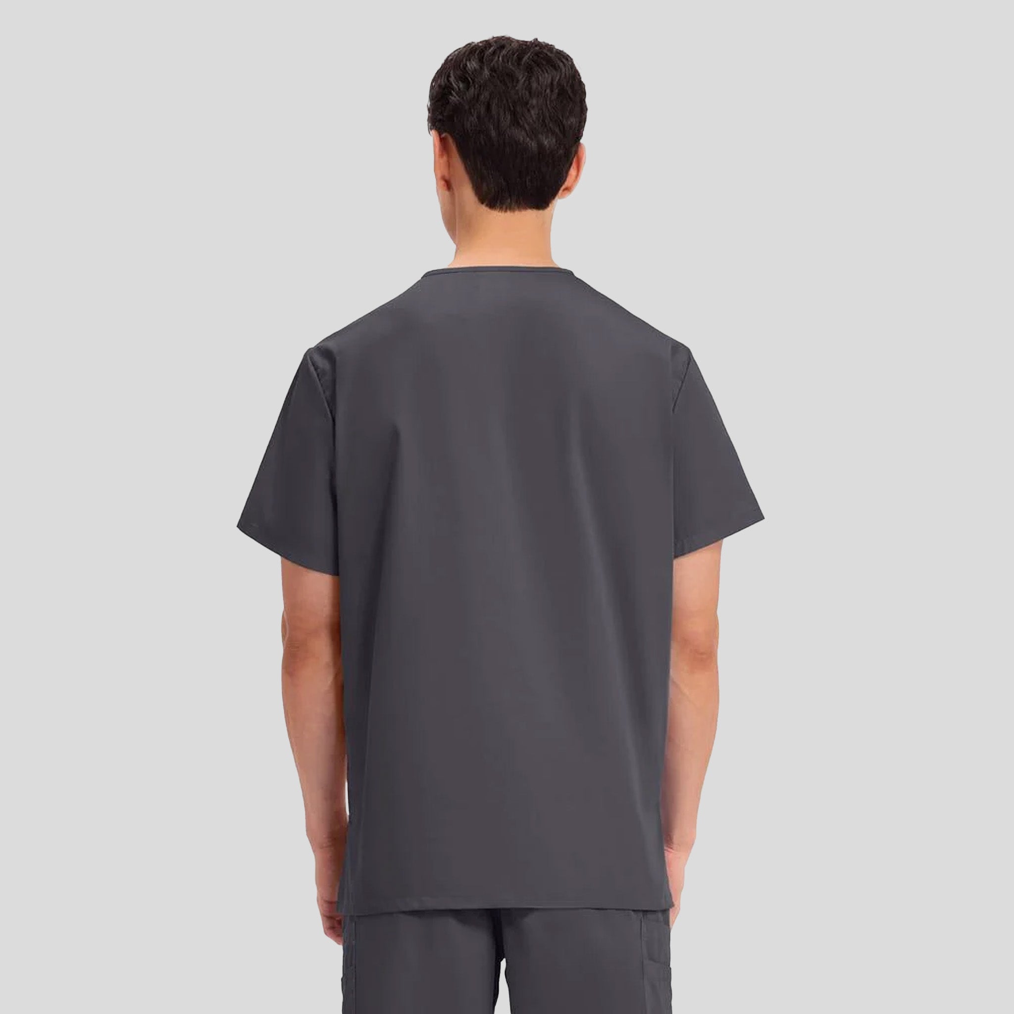 Unisex V-Neck 3 Pocket | Pewter