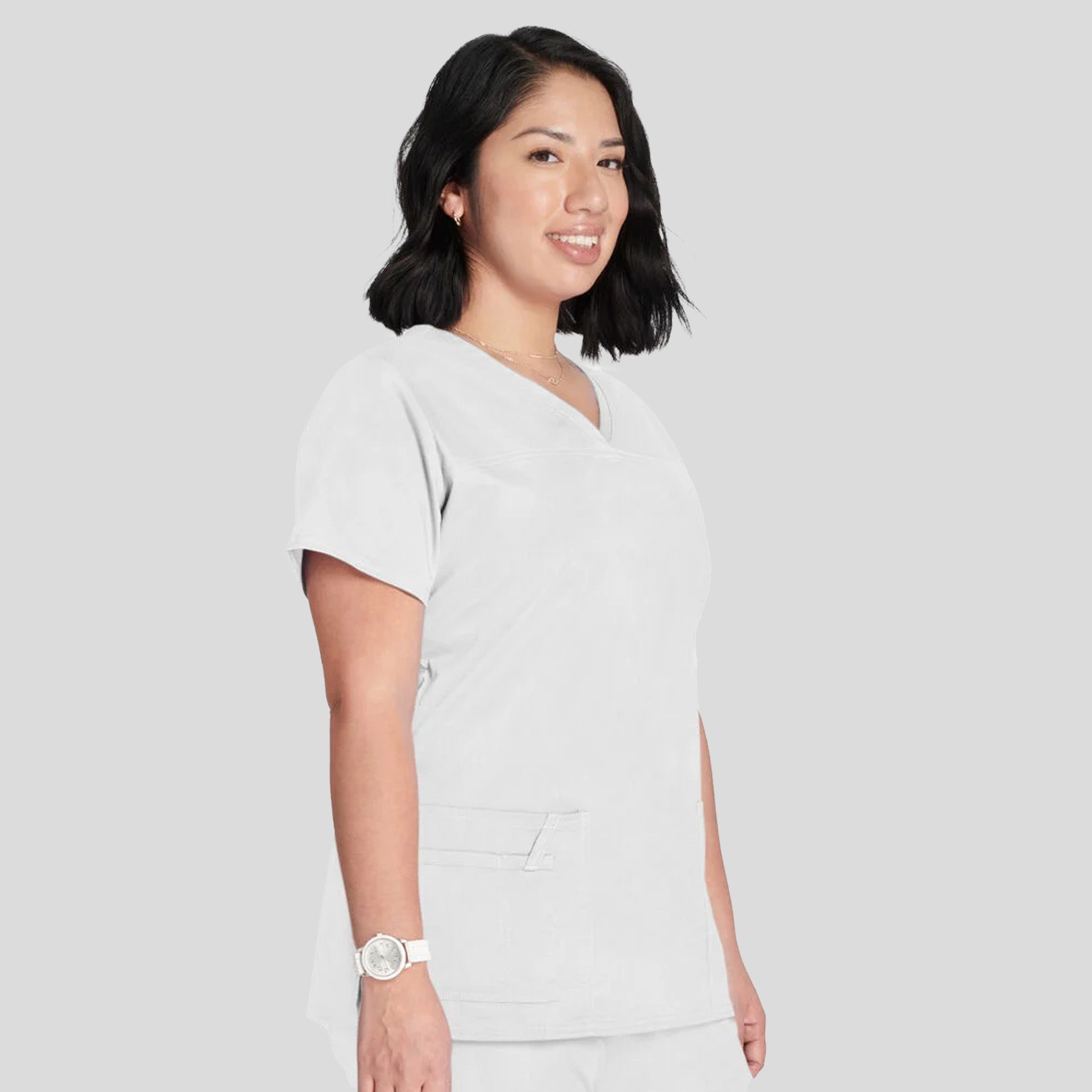 Women's V-Neck | White