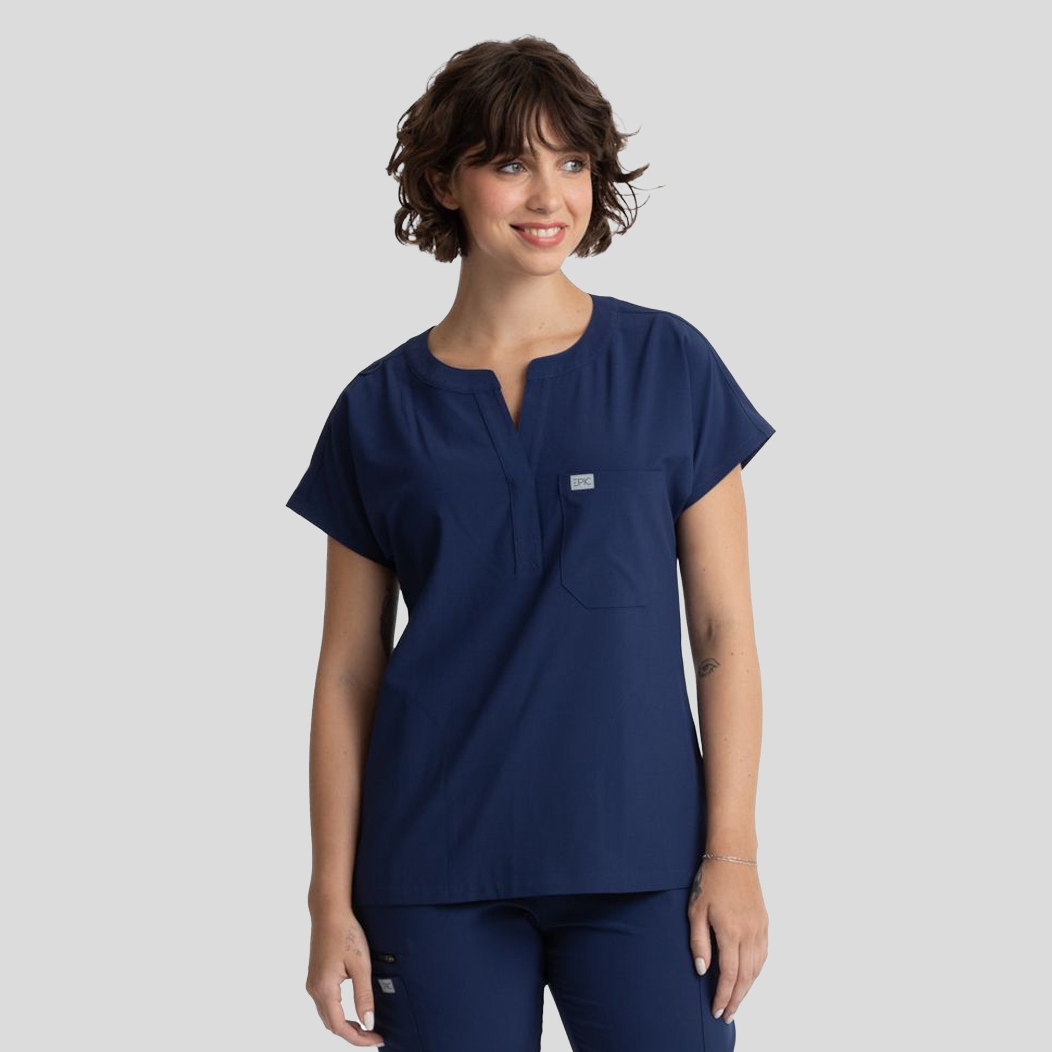 Womenβs Dolman 3 Pocket Top | Navy