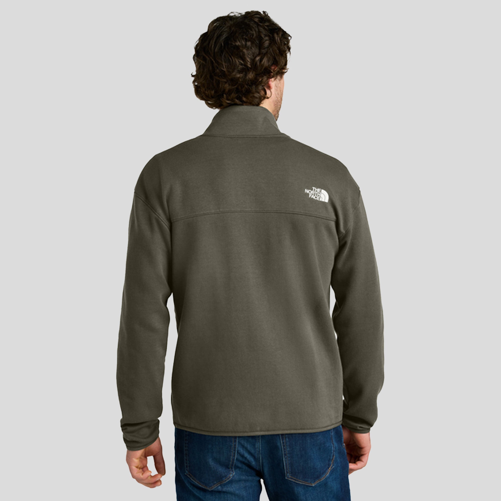 Double-Knit 1/2-Zip Fleece | New Taupe Green