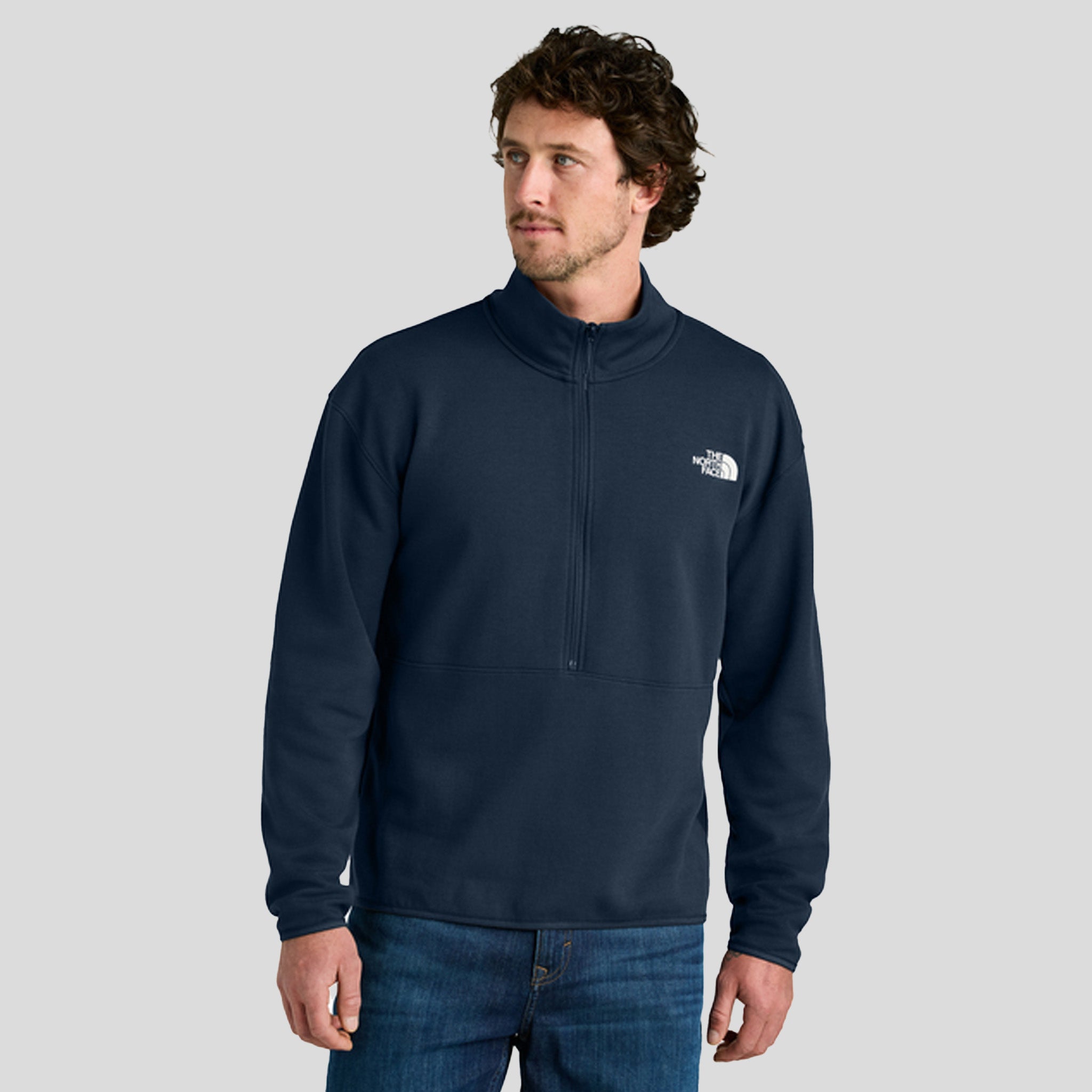 Double-Knit 1/2-Zip Fleece | Summit Navy