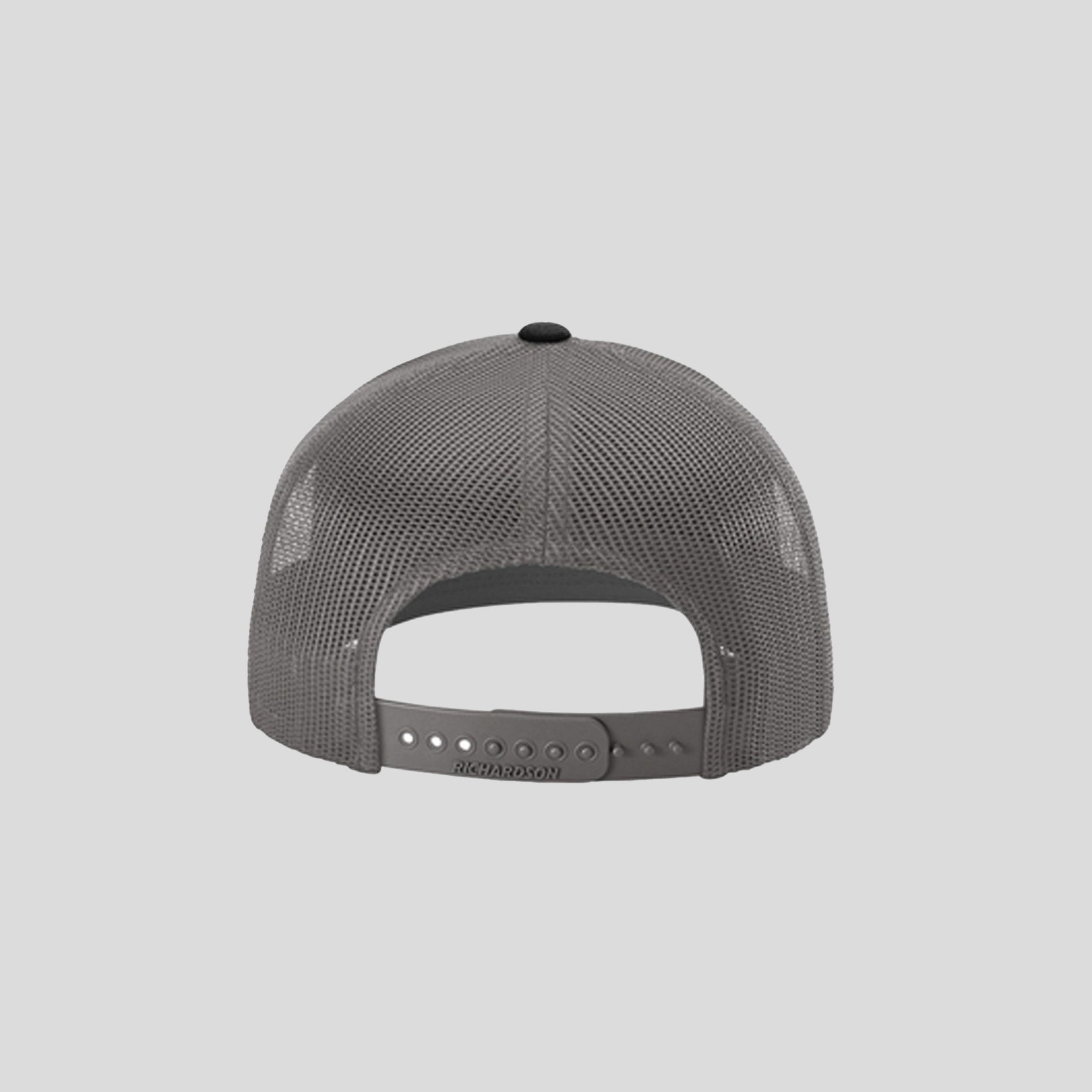 Richardson Trucker Cap | Black/Charcoal
