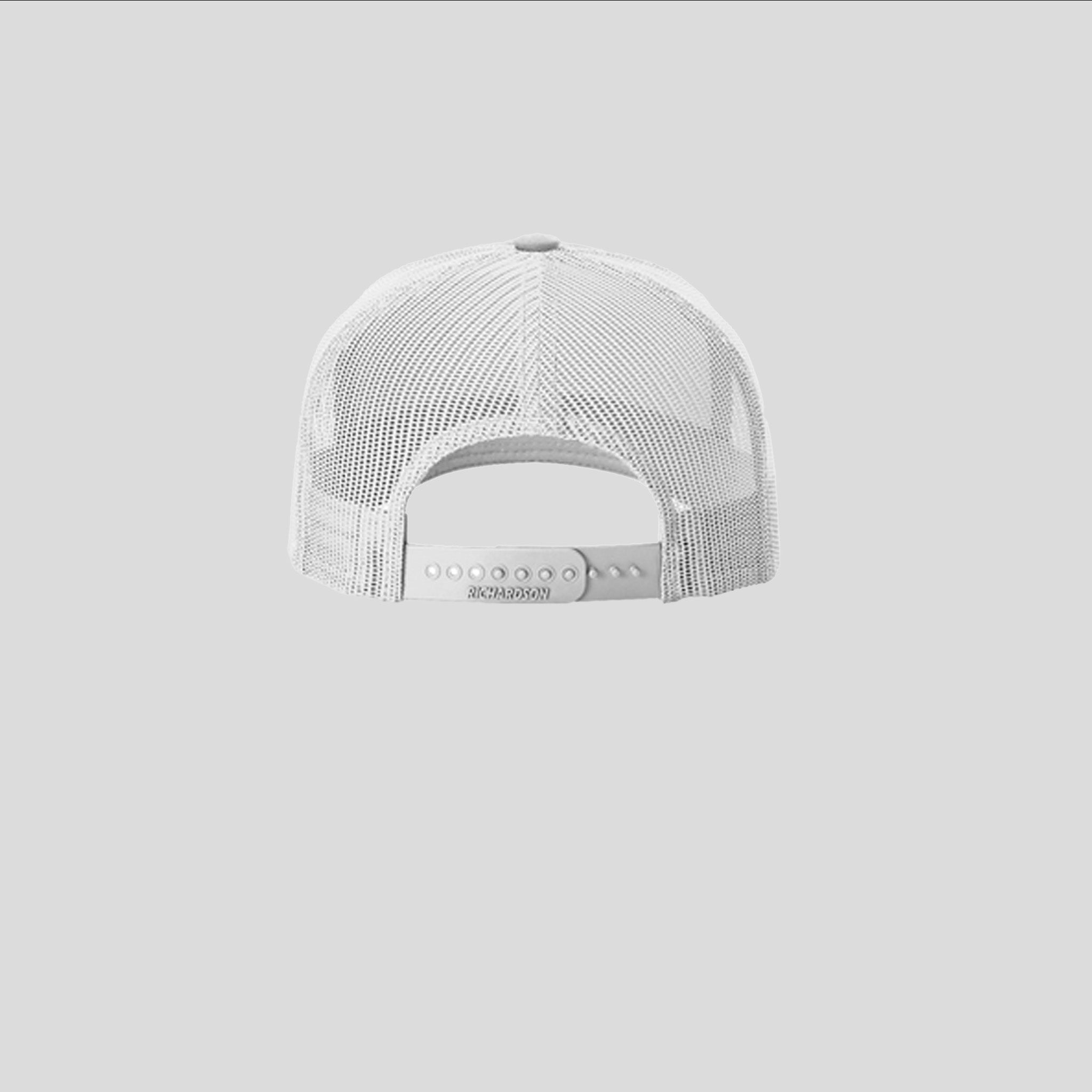 Printed Five-Panel Trucker Hat | Mossy Oak Elements Bonefish/Light Grey