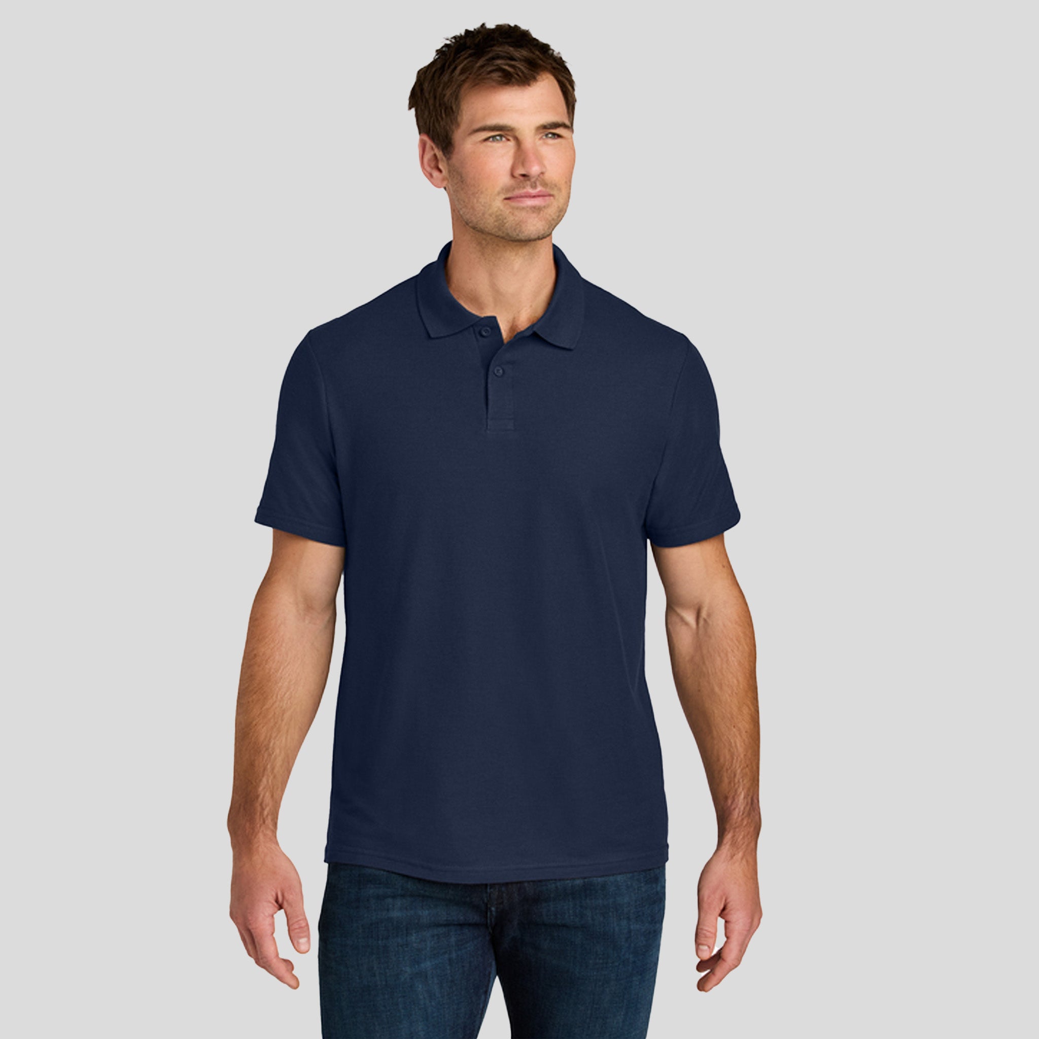 Gildanยฎ Softstyleยฎ Pique Polo | Navy