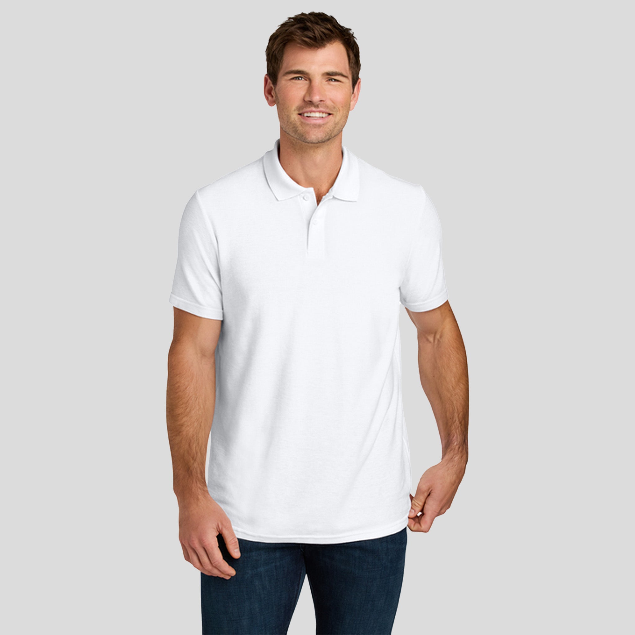 Gildanยฎ Softstyleยฎ Pique Polo | White