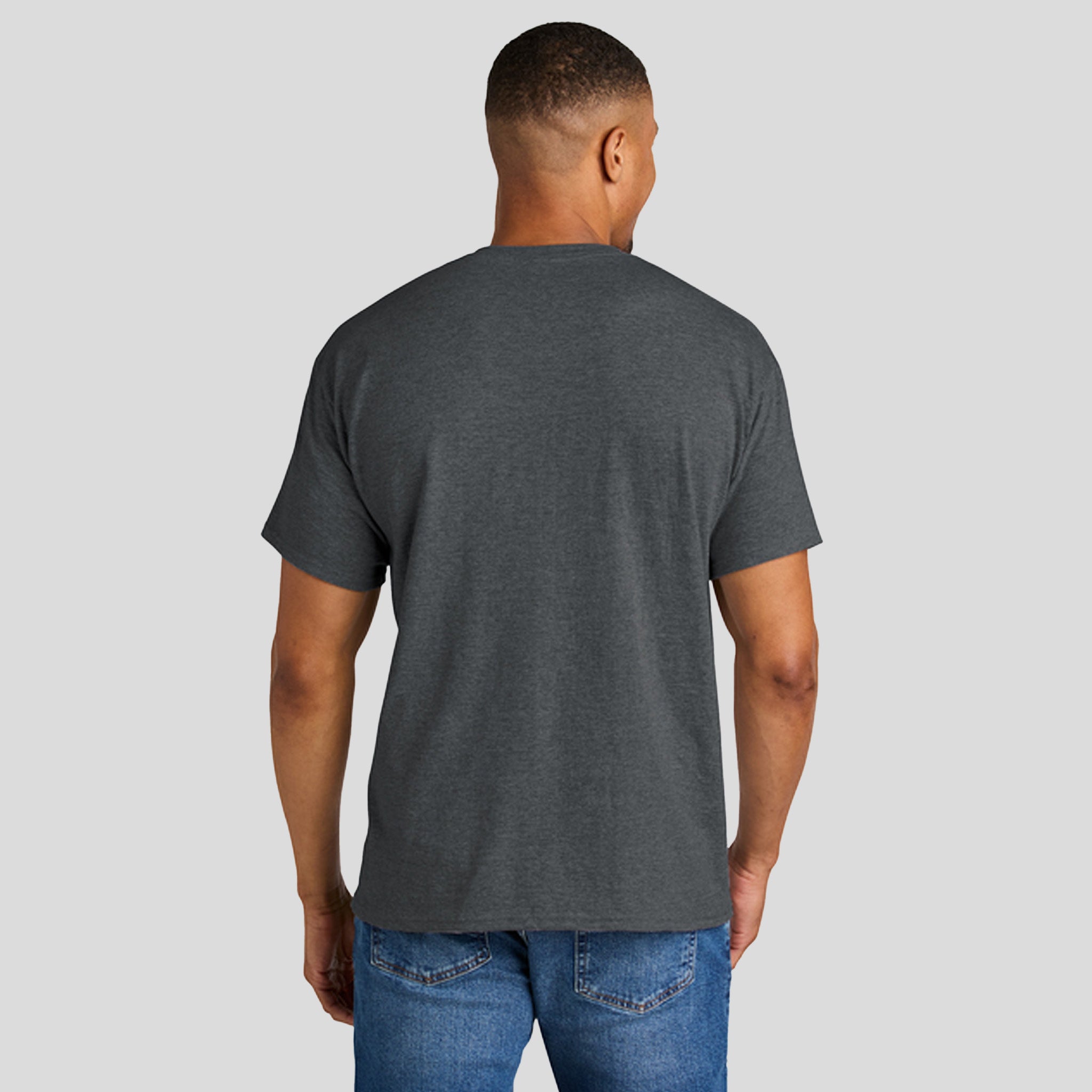 Gildanยฎ DryBlendยฎ 50 Cotton/50 Poly T-Shirt | Dark Heather