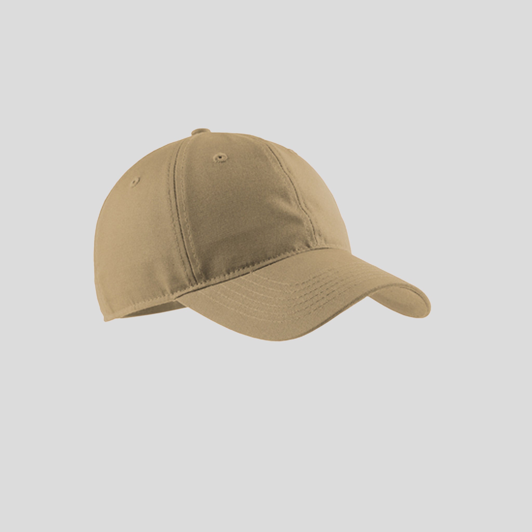 Soft Brushed Canvas Cap | Khaki