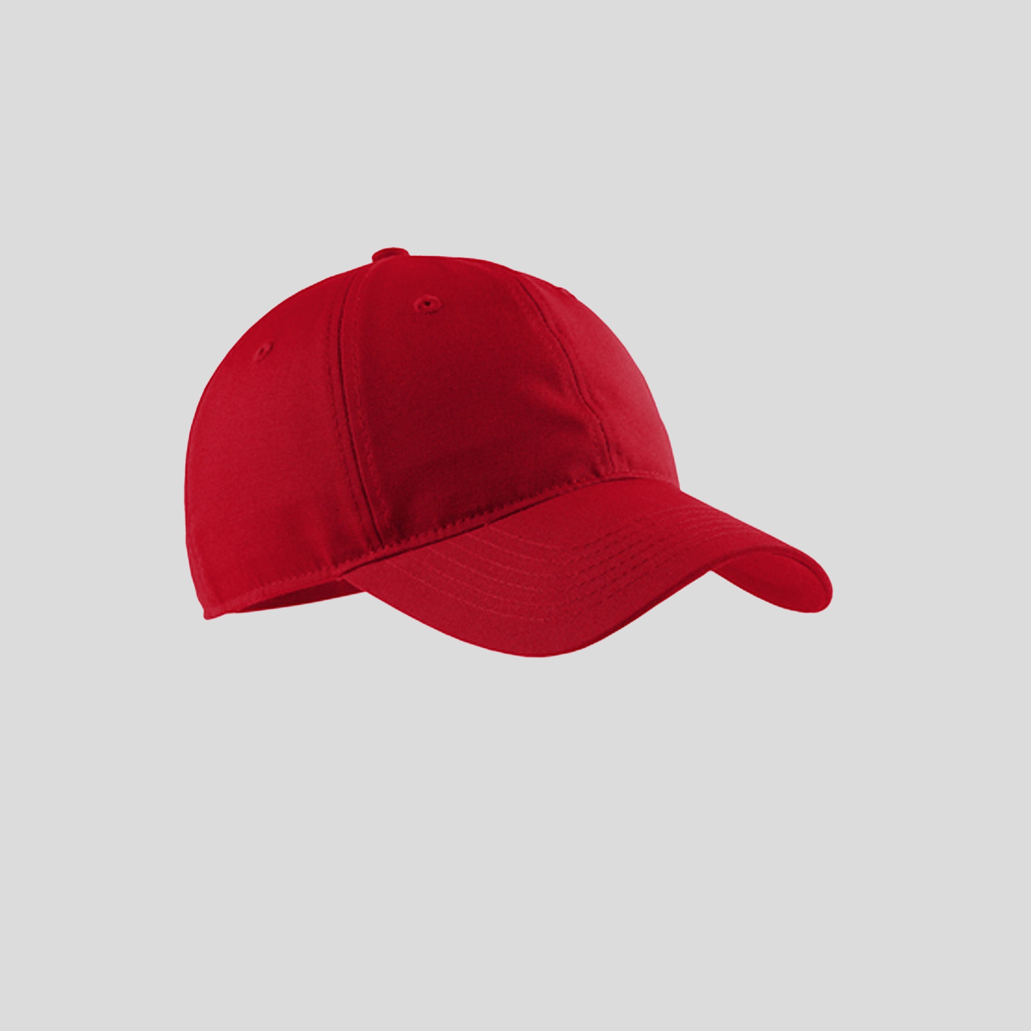 Soft Brushed Canvas Cap | Red