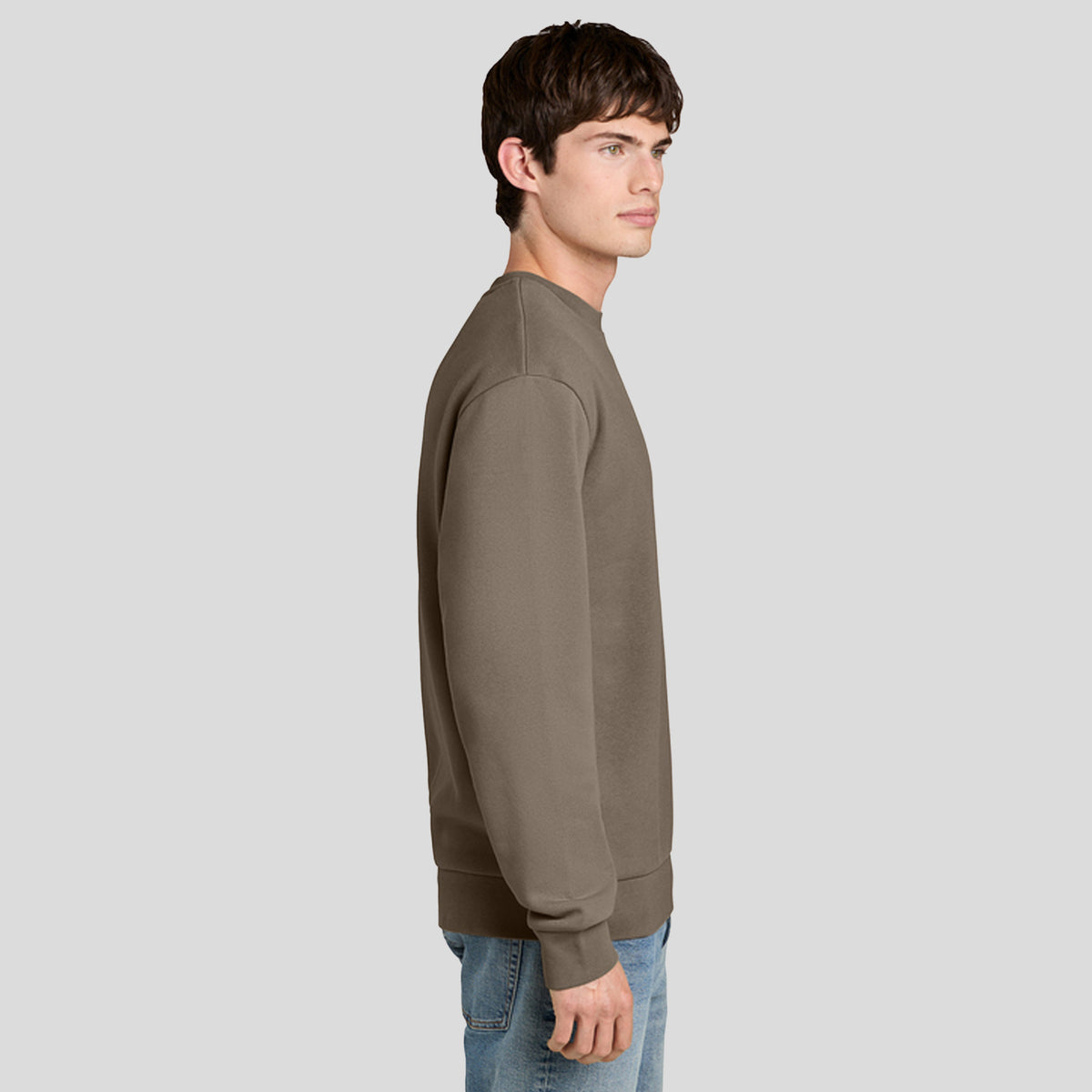 MelloFleece Crew Sweater | Warm Taupe