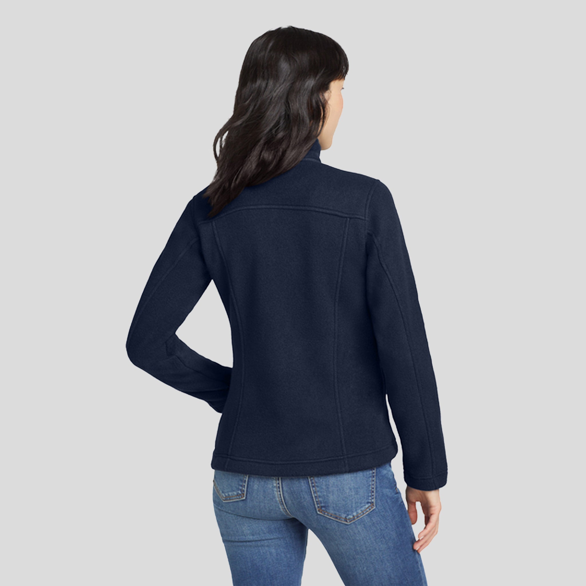 Women's Full-Zip Fleece Jacket | River Blue Navy