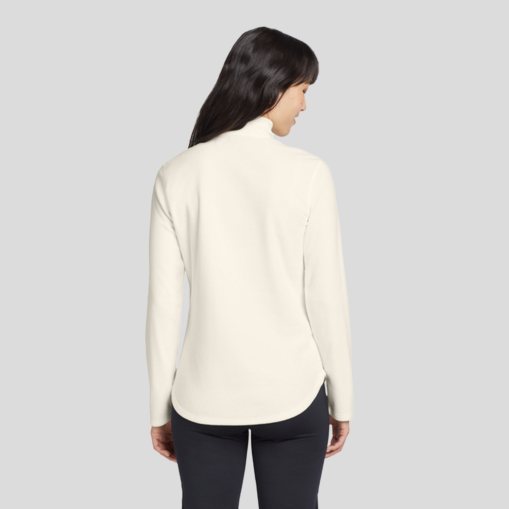 Women's 1/2-Zip Microfleece Jacket | Ivory