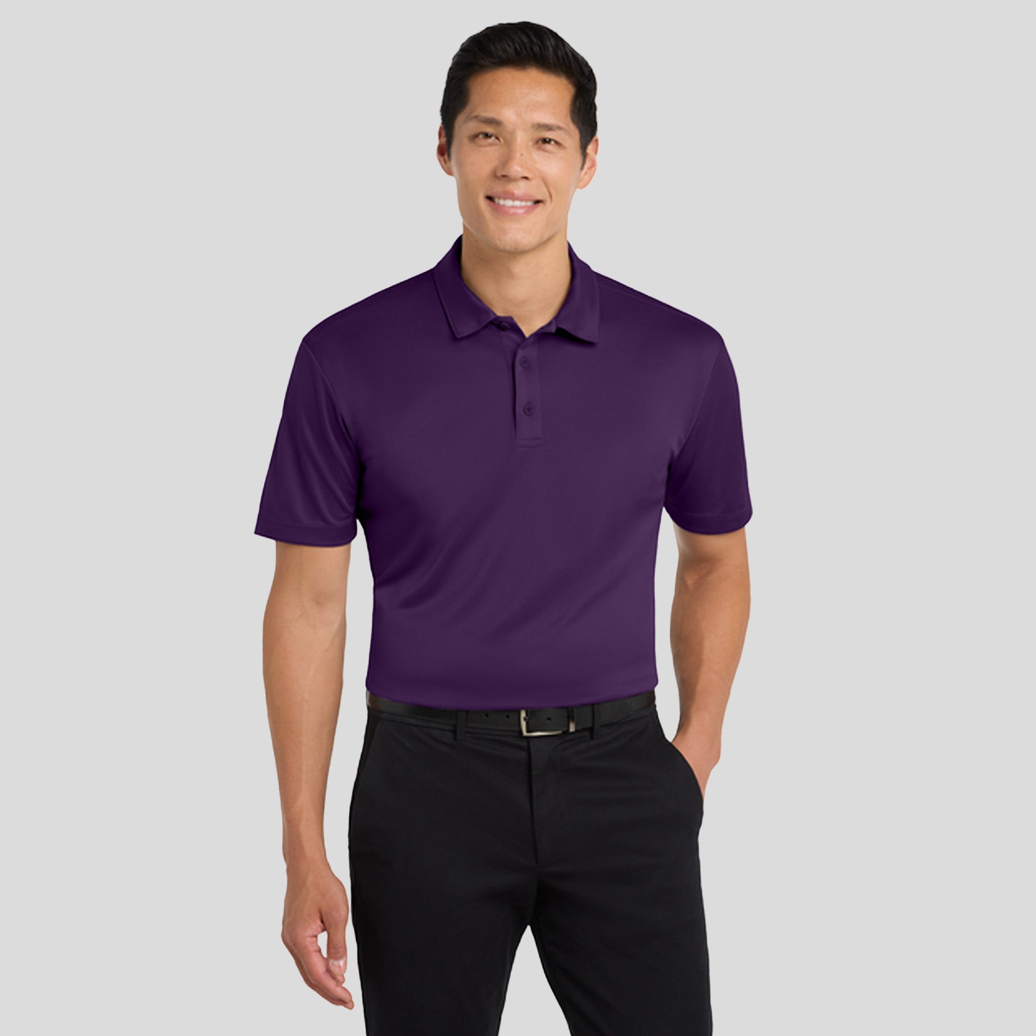 Men's Silk Touchโข Performance Polo | Bright Purple