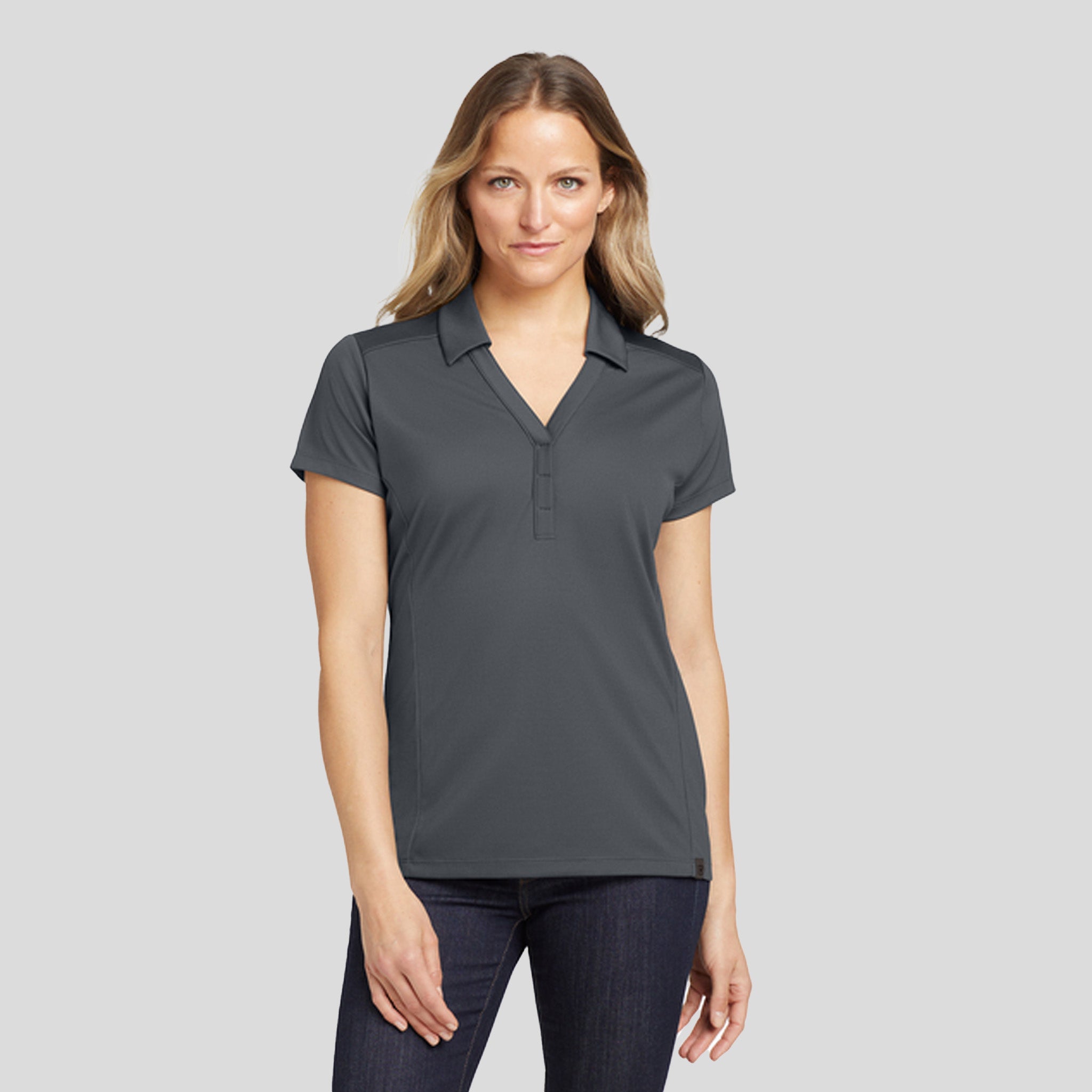 Women's Framework Polo | Diesel Grey