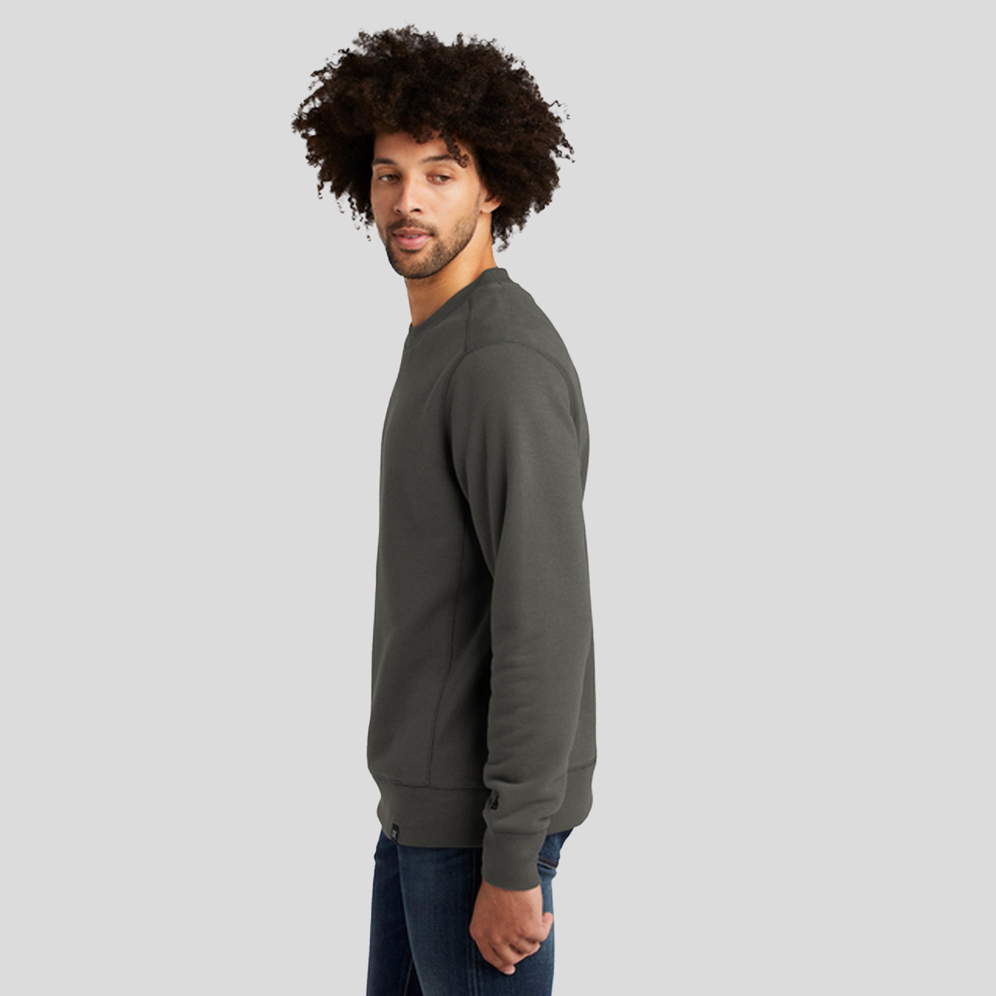 Men's French Terry Crew | Graphite