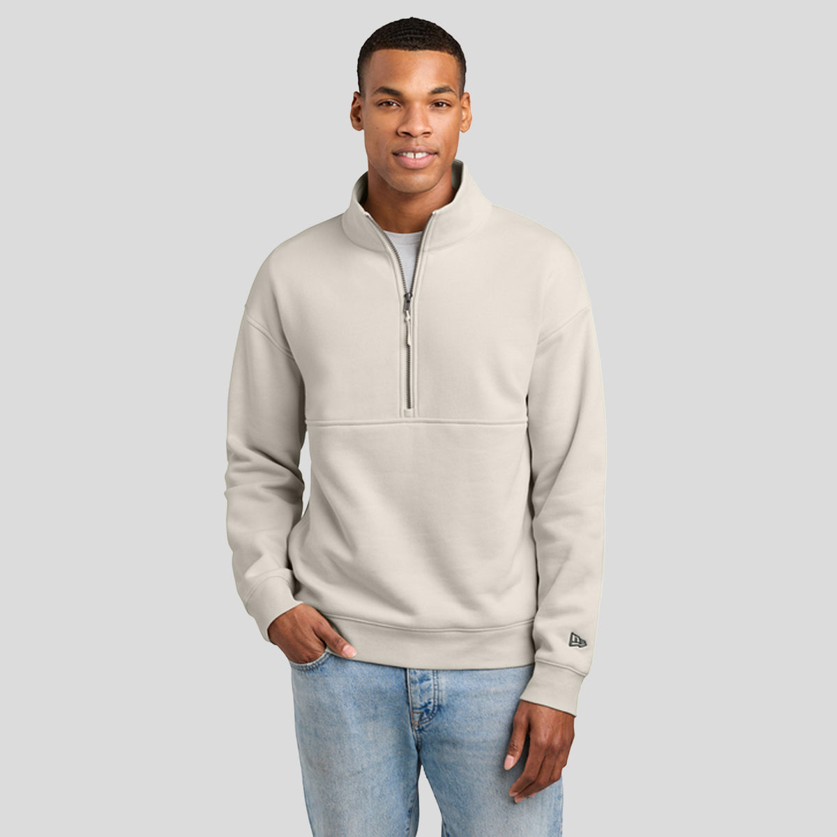 Men’s Heritage Fleece 1/2-Zip | Soft Beige