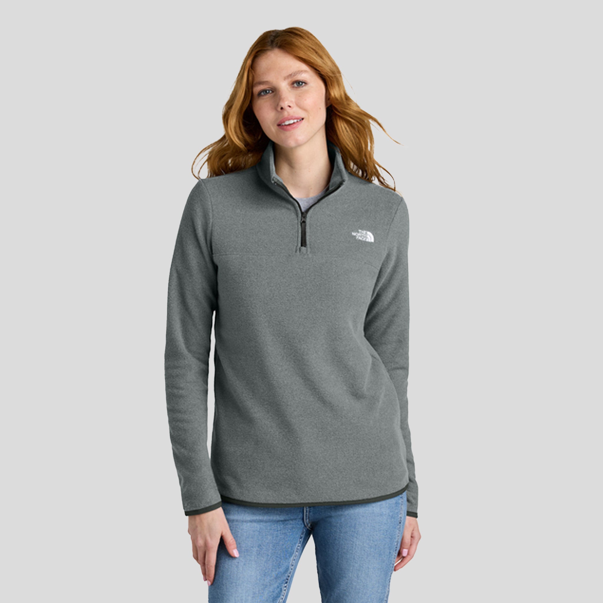 Women's Glacier 1/4-Zip Fleece | TNF Medium Grey Heather