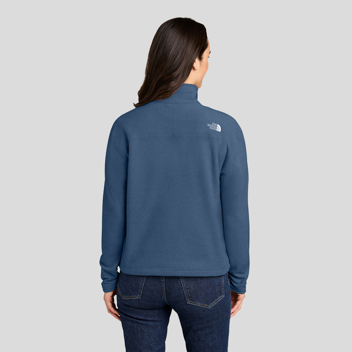 Women's Textured Pine Grove 1/2-Zip | Shady Blue Heather