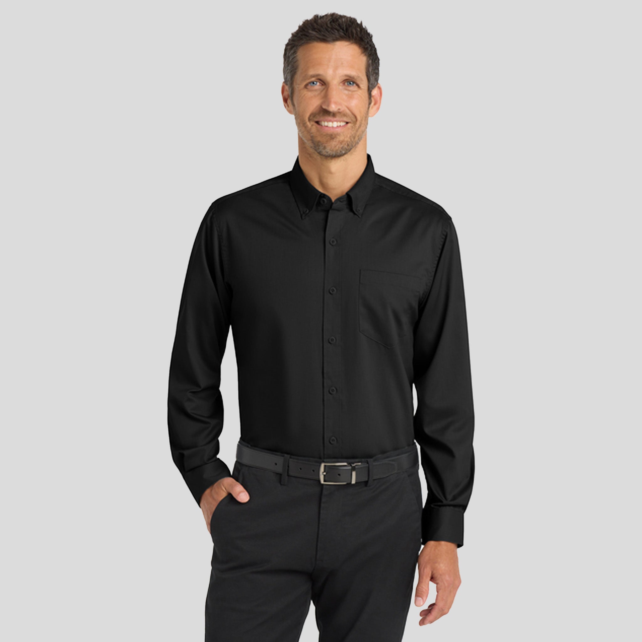 Tall SuperPro™ Twill Shirt | Black