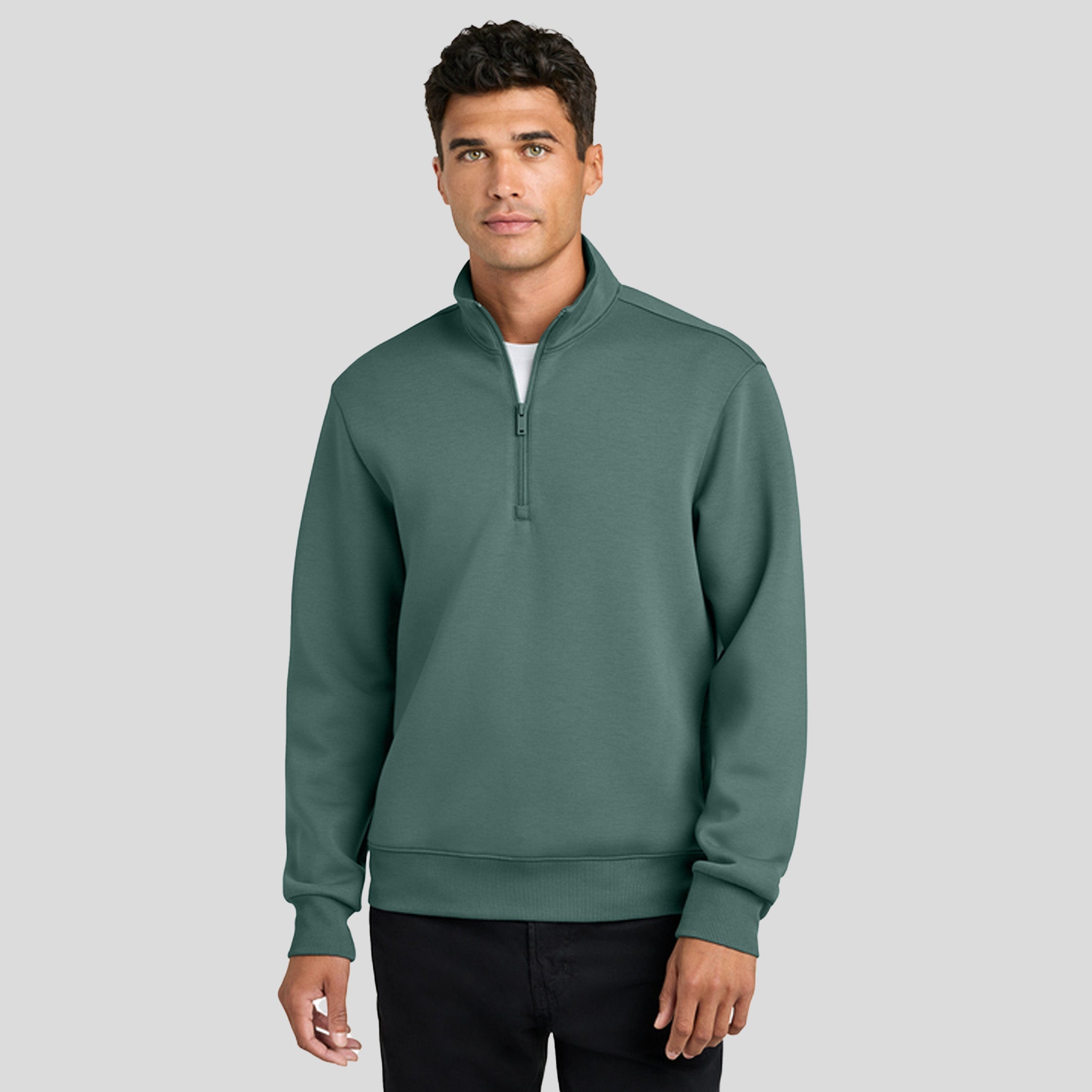 Soft Spacer 1/4-Zip | Silver Pine