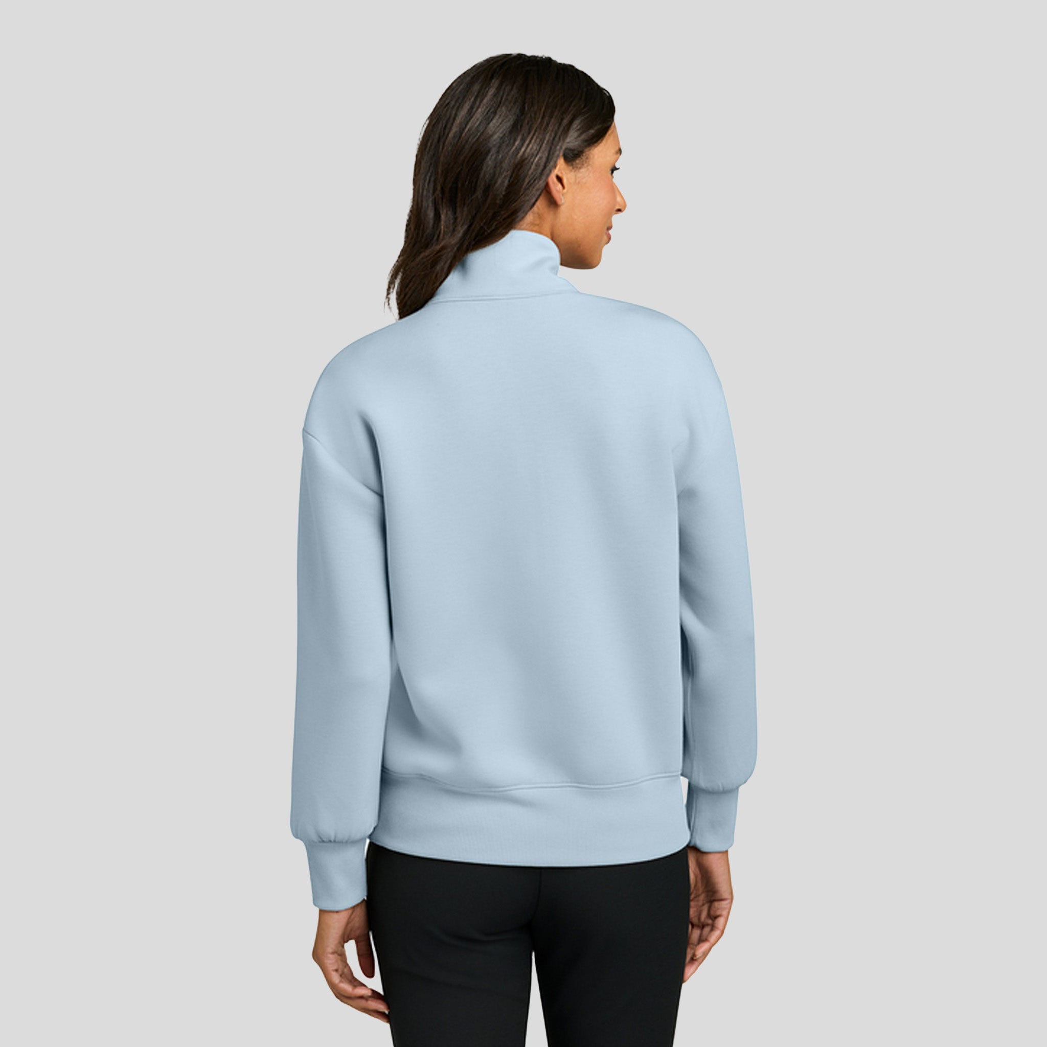 Womenβs Soft Spacer 1/4-Zip | Celestial Blue