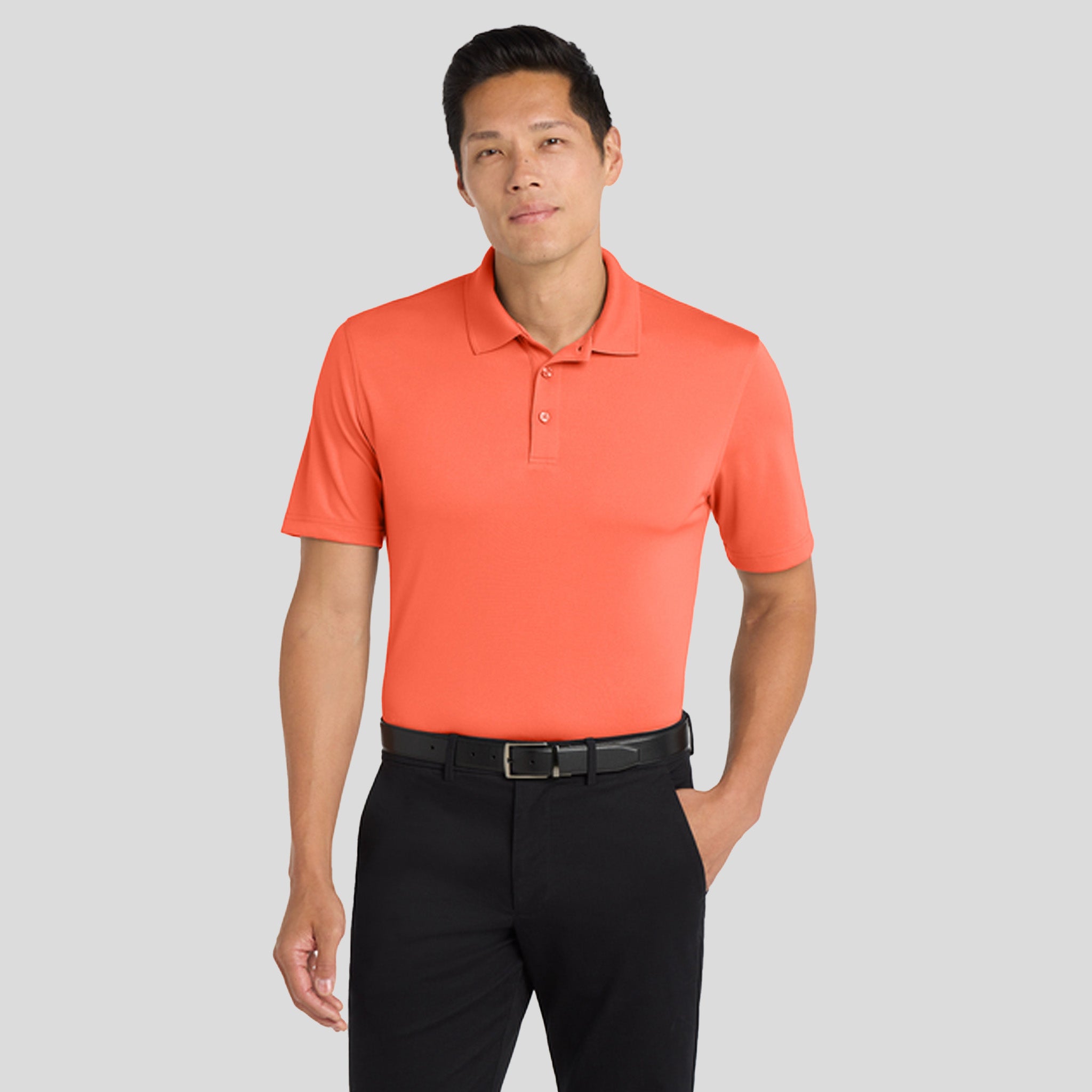 Dry Zoneยฎ UV Micro-Mesh Polo | Coral Splash