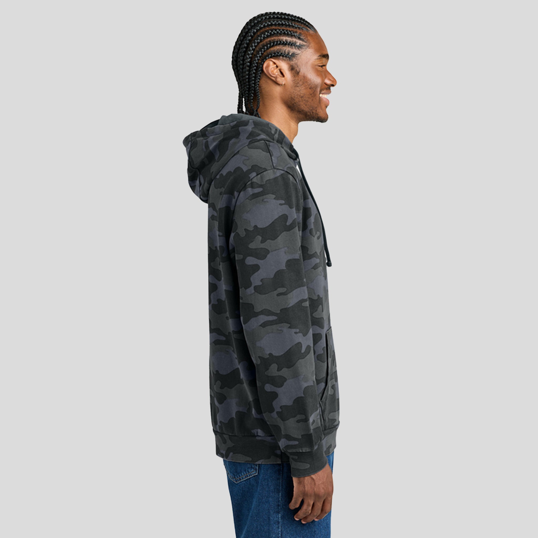 Men's Washβ’ Camo Fleece Hoodie | Graphite