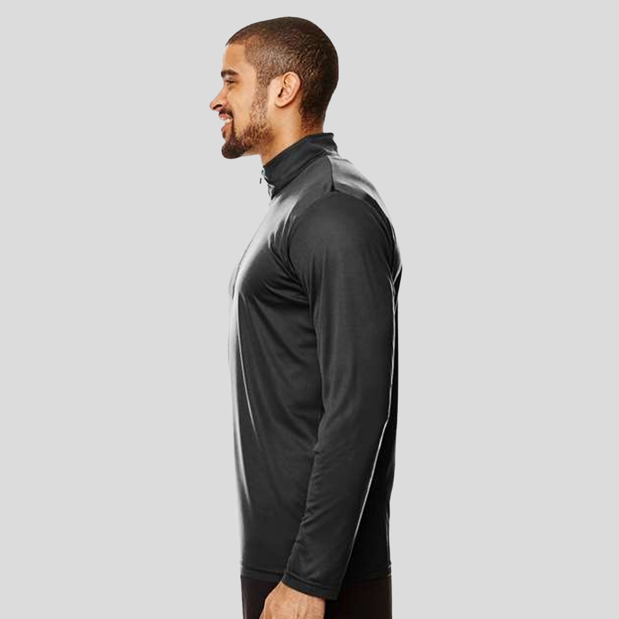 Men's Zone Performance Quarter-Zip Pullover | Black