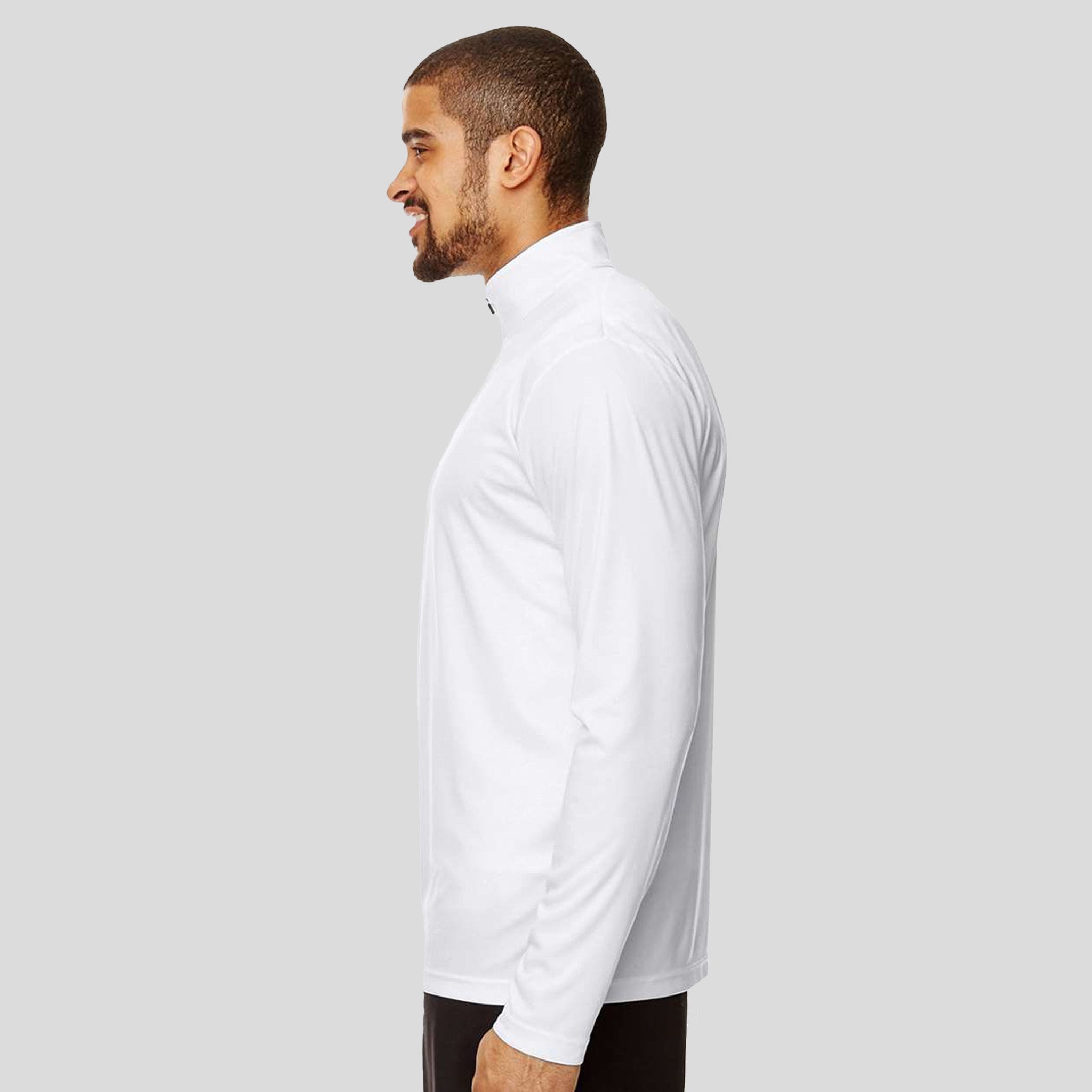 Men's Zone Performance Quarter-Zip Pullover | White