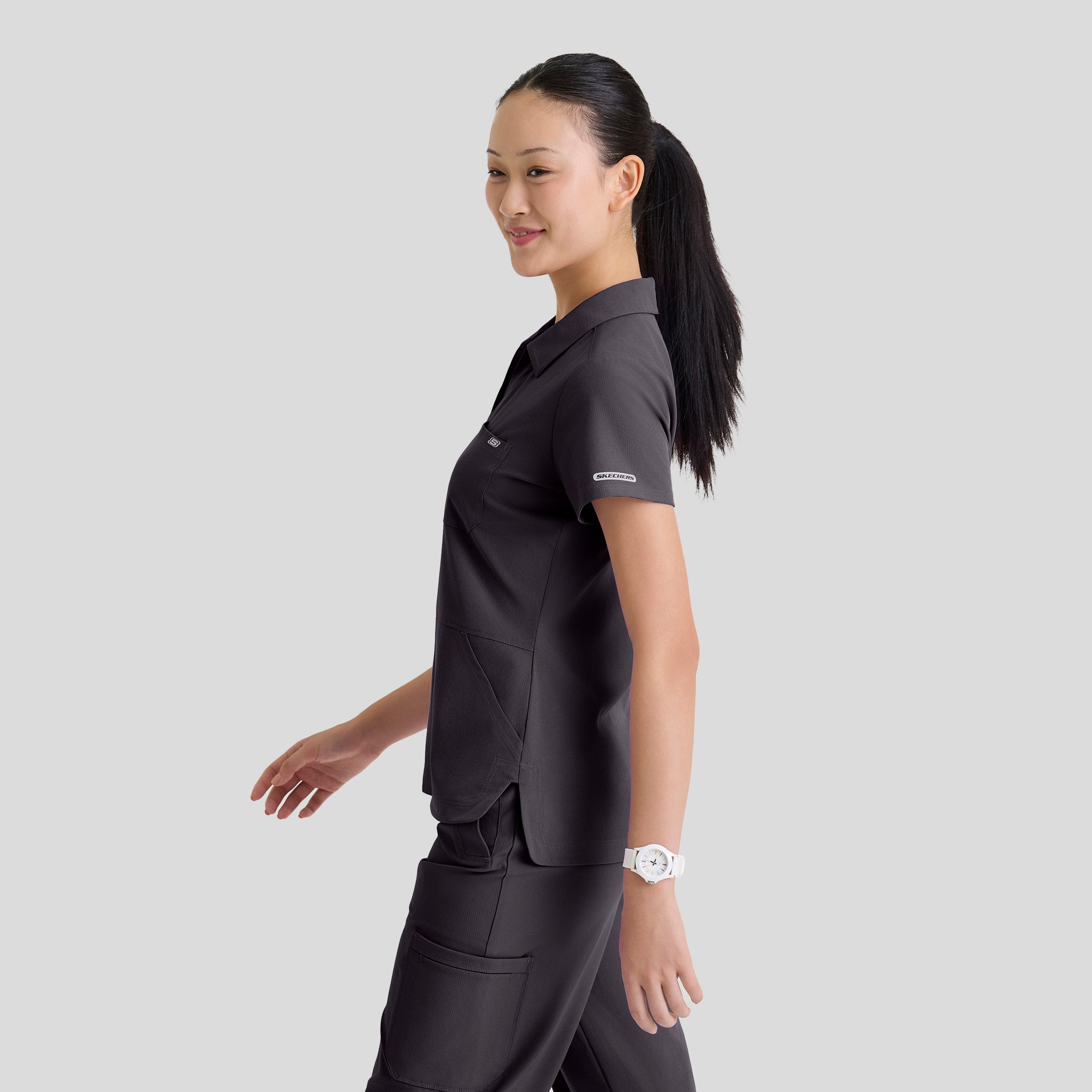 Honor Top | Pewter