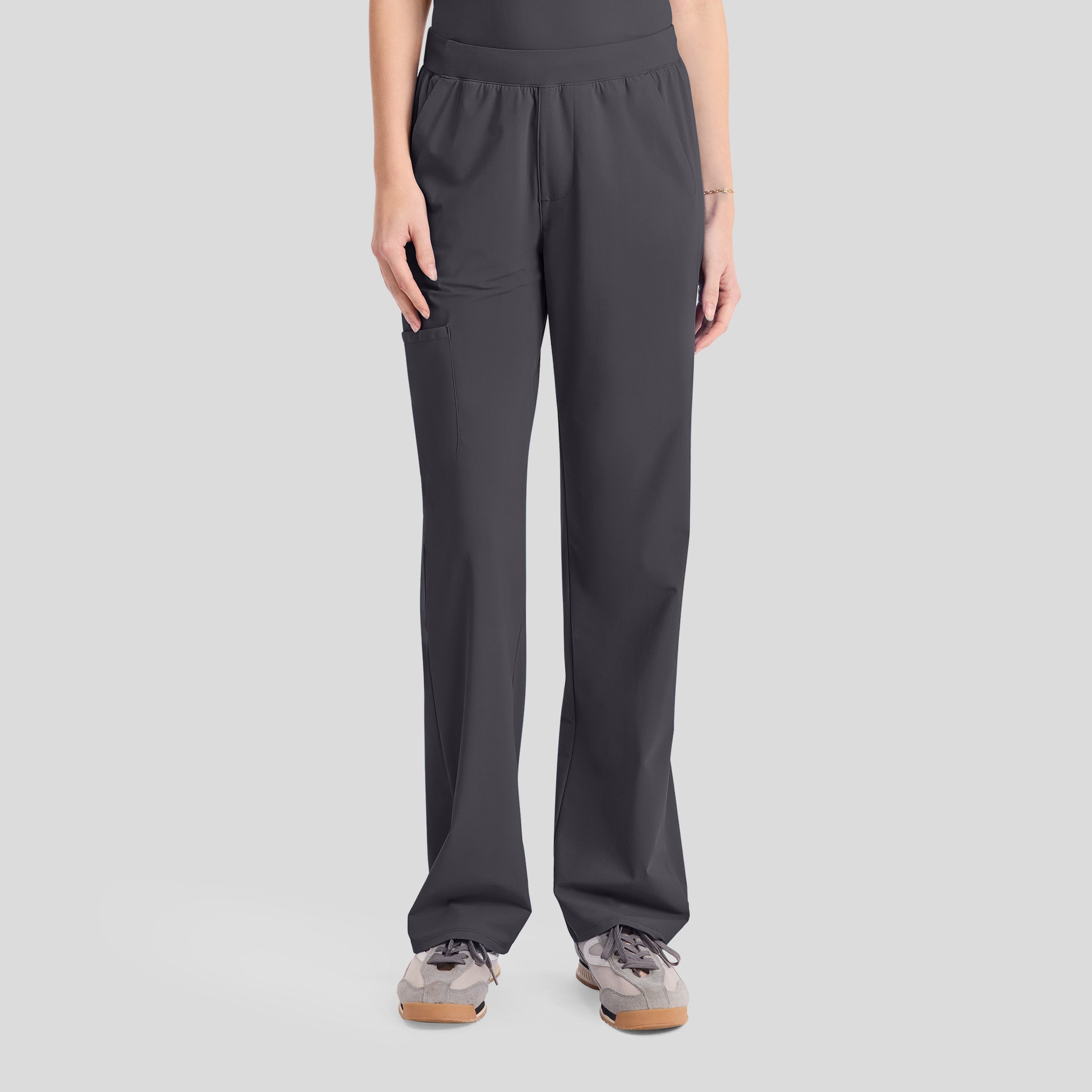 4-Pocket Straight Leg Pant | Pewter