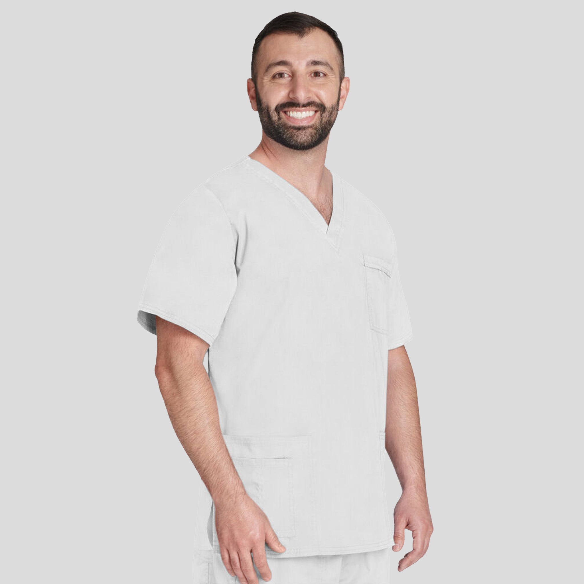 Unisex V-Neck | White