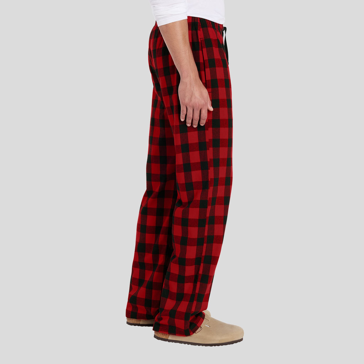 Flannel Pocket Pant | Red/ Black Buffalo Check