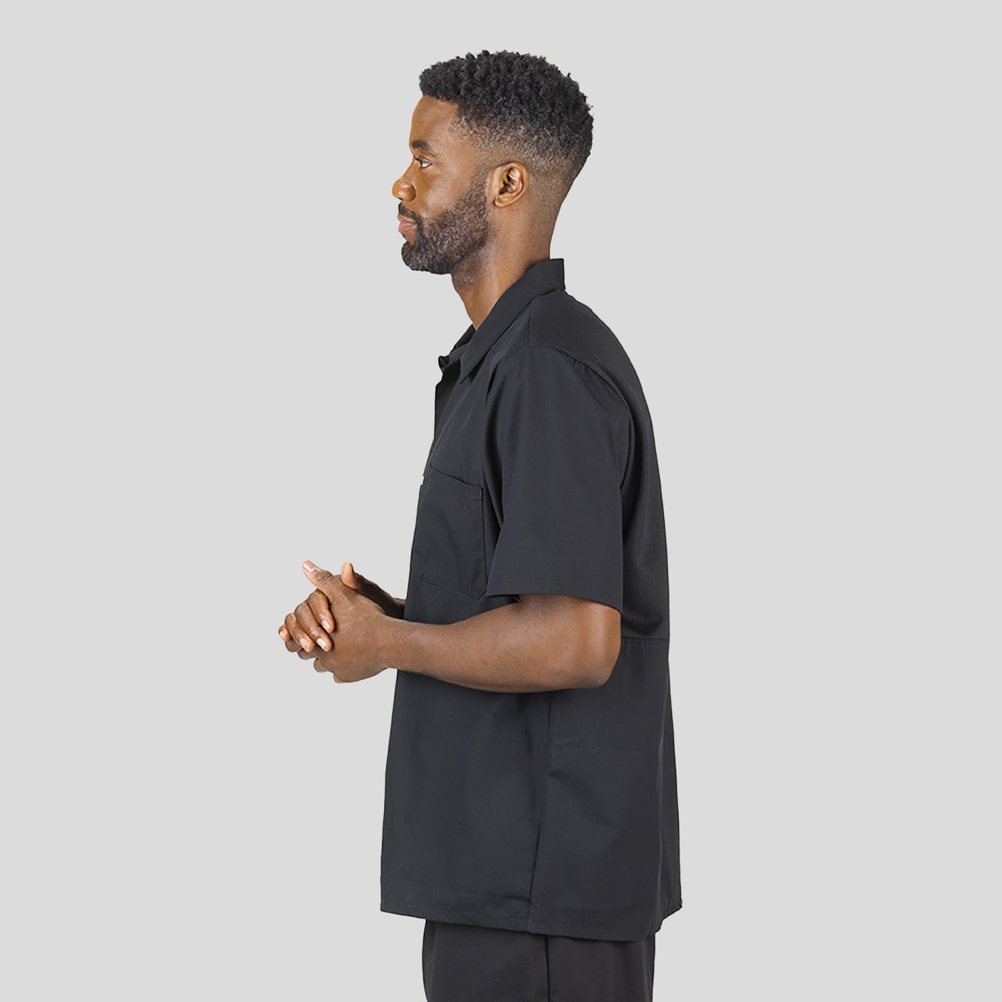 Cook Shirt with Mesh Back | Black (90 Days)