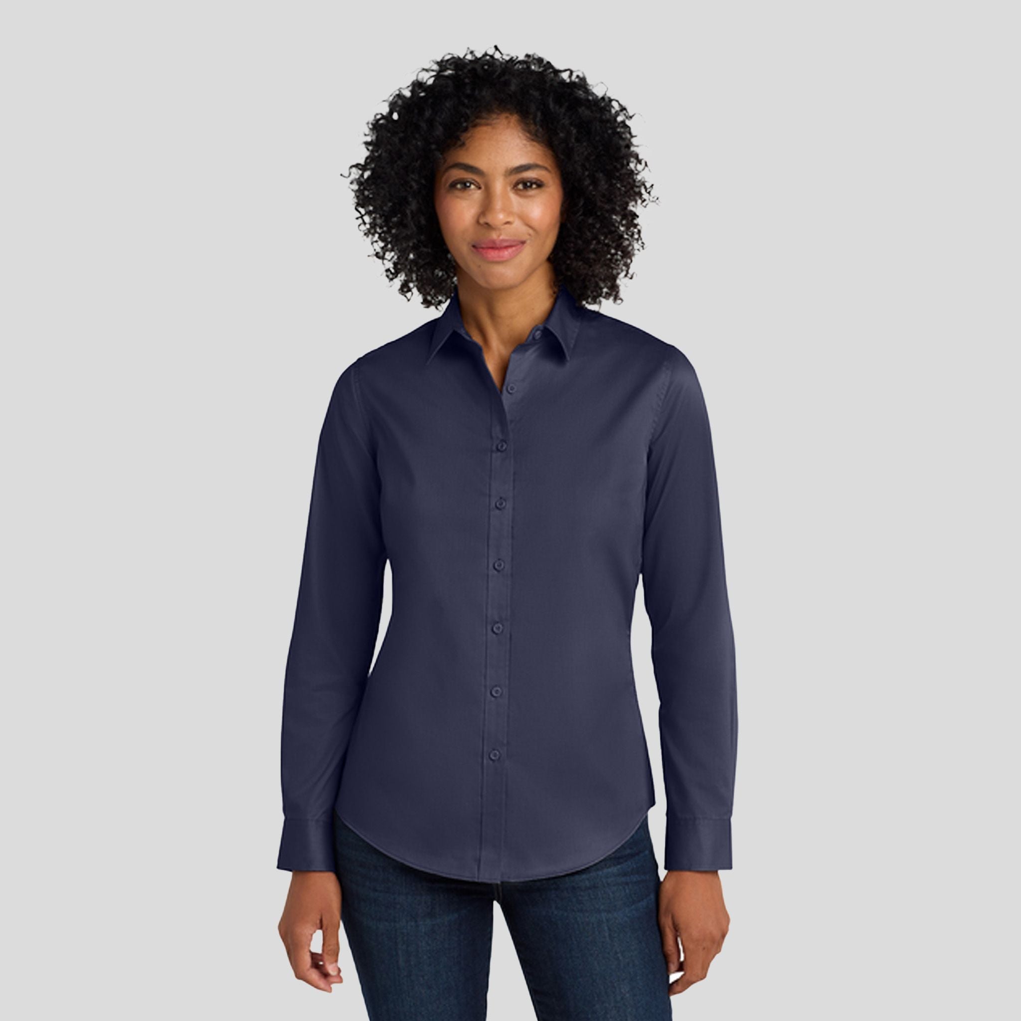 Women's SuperPro™ Twill Shirt | True Navy