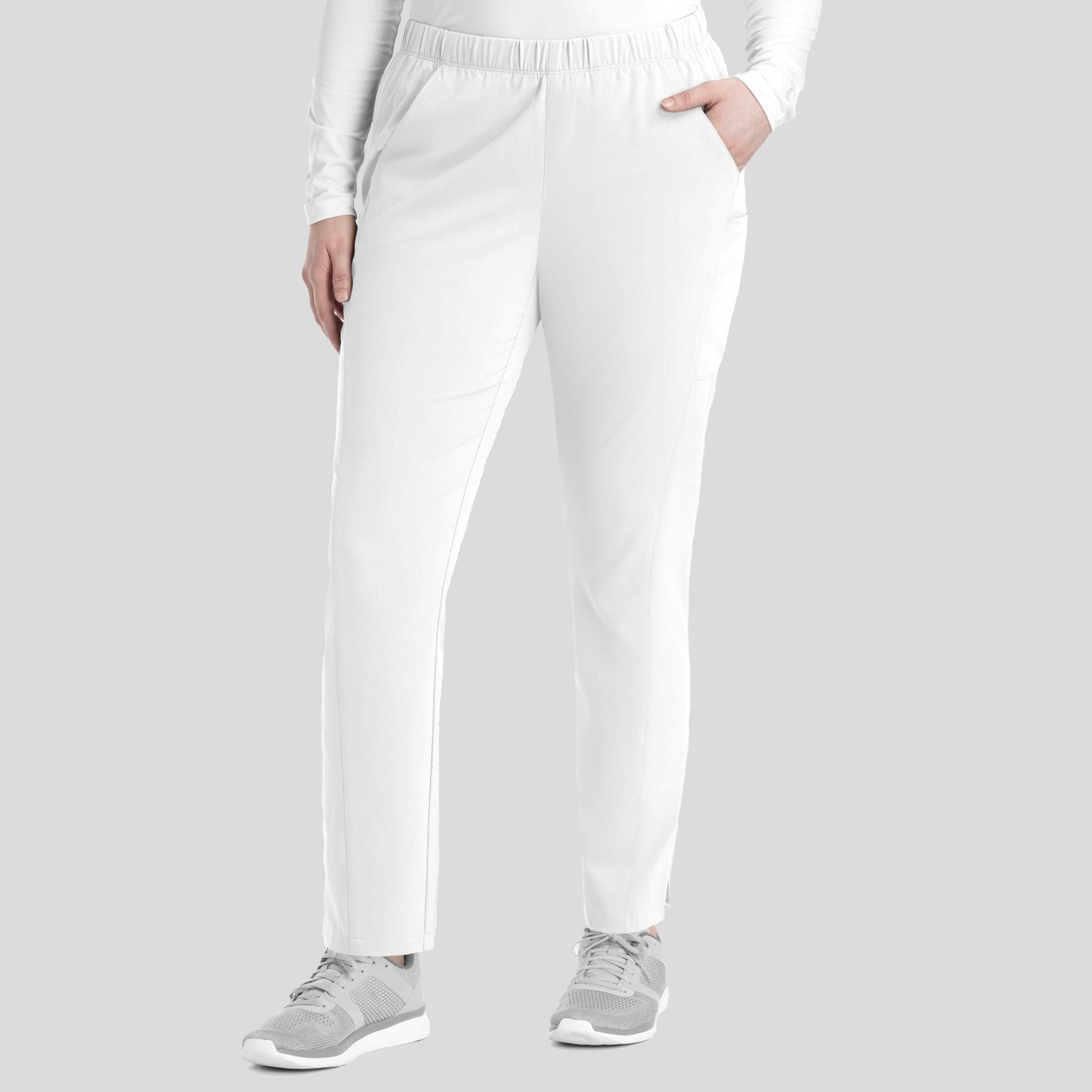 Women's Tapered Leg Pant | White