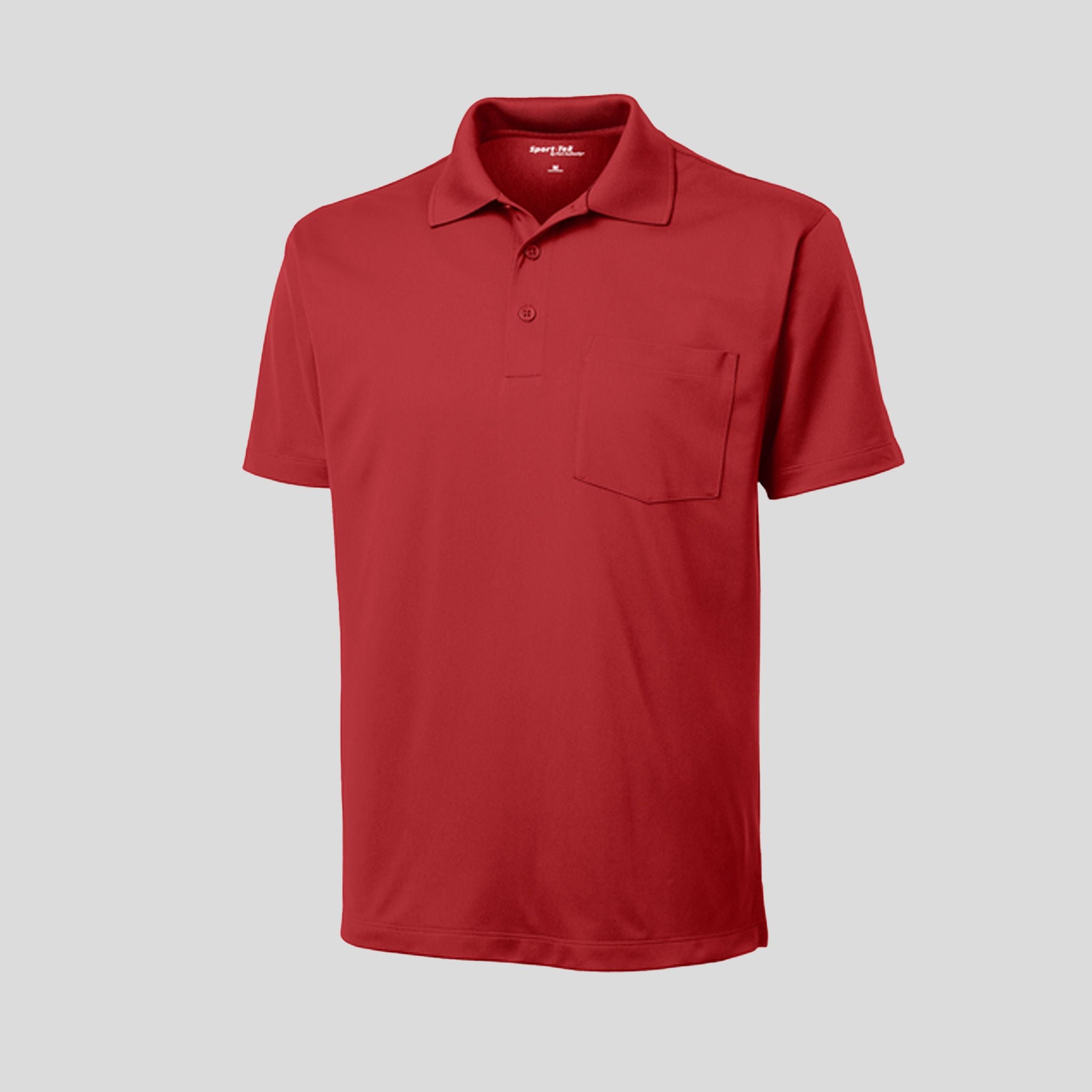 Micropique Sport-Wick® Pocket Polo | True Red