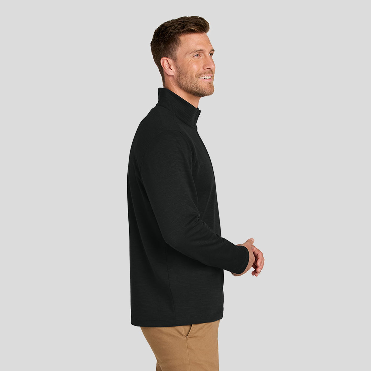 Men's Breakwater 1/4-Zip Pullover | Deep Black
