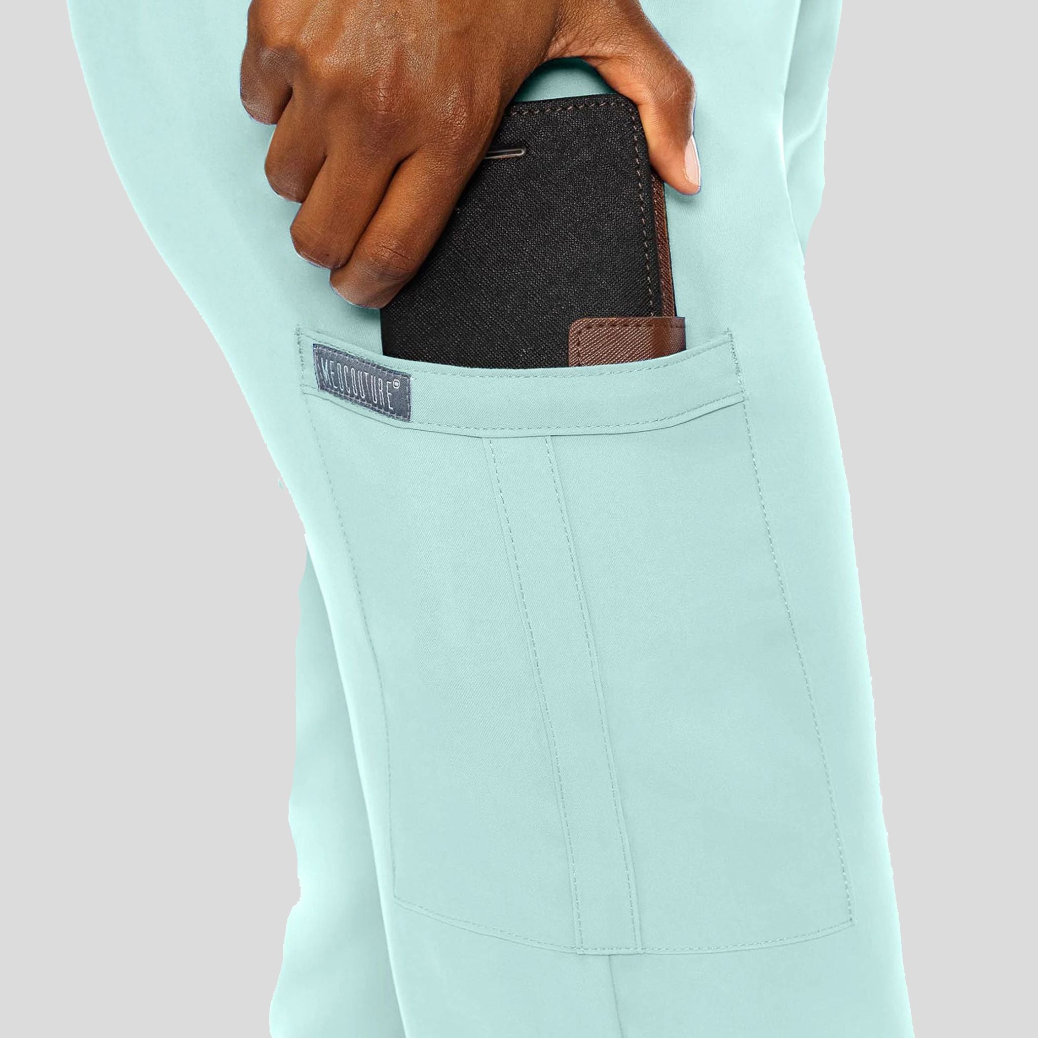 Zipper Pant | Arctic Aqua