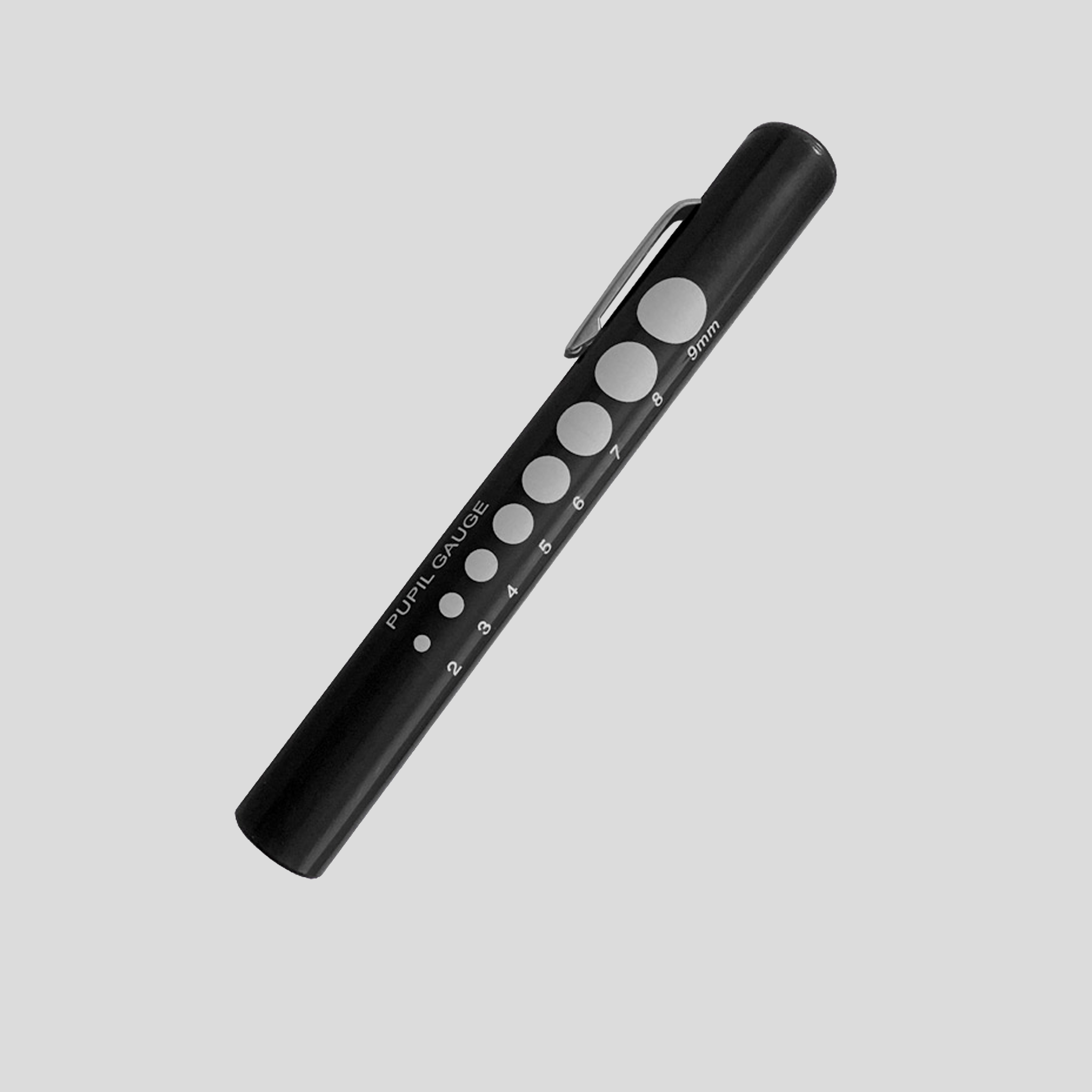 Pupil Gauge LED Disposable Penlight | Black