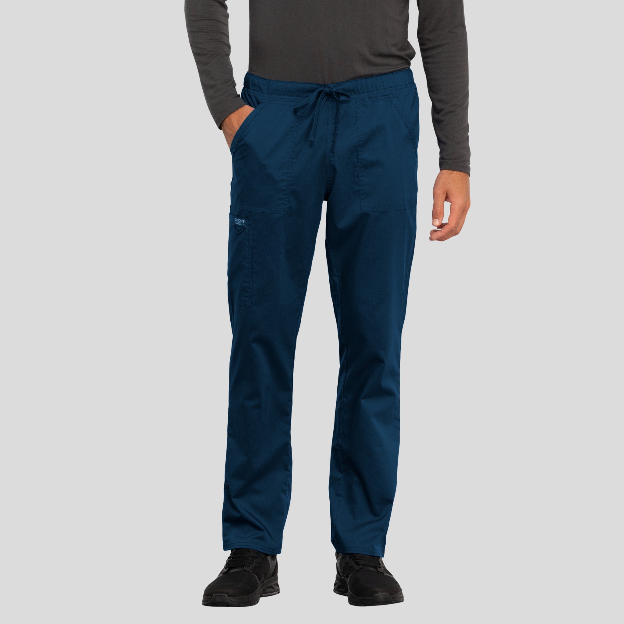 Unisex Drawstring Scrub Pant | Navy