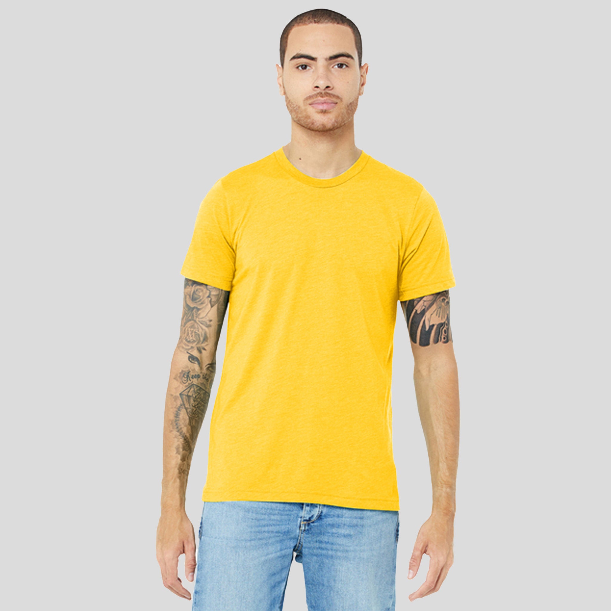 Unisex Triblend Short Sleeve Tee | Yellow Gold Triblend