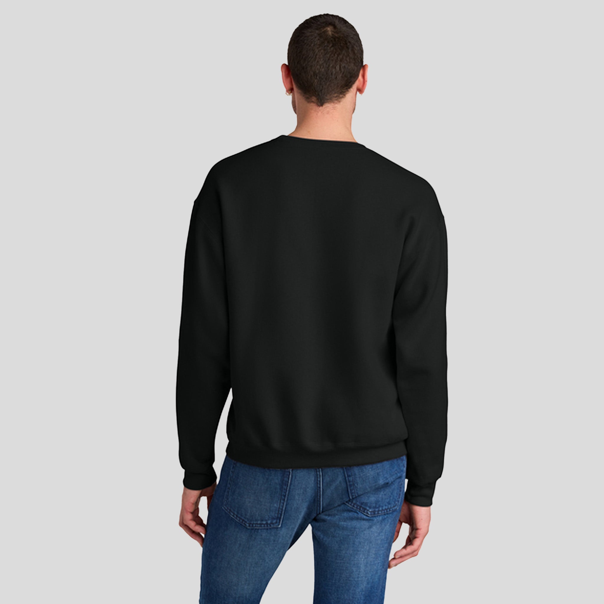 Rugged™ Unisex Crewneck Sweatshirt | Black Ink