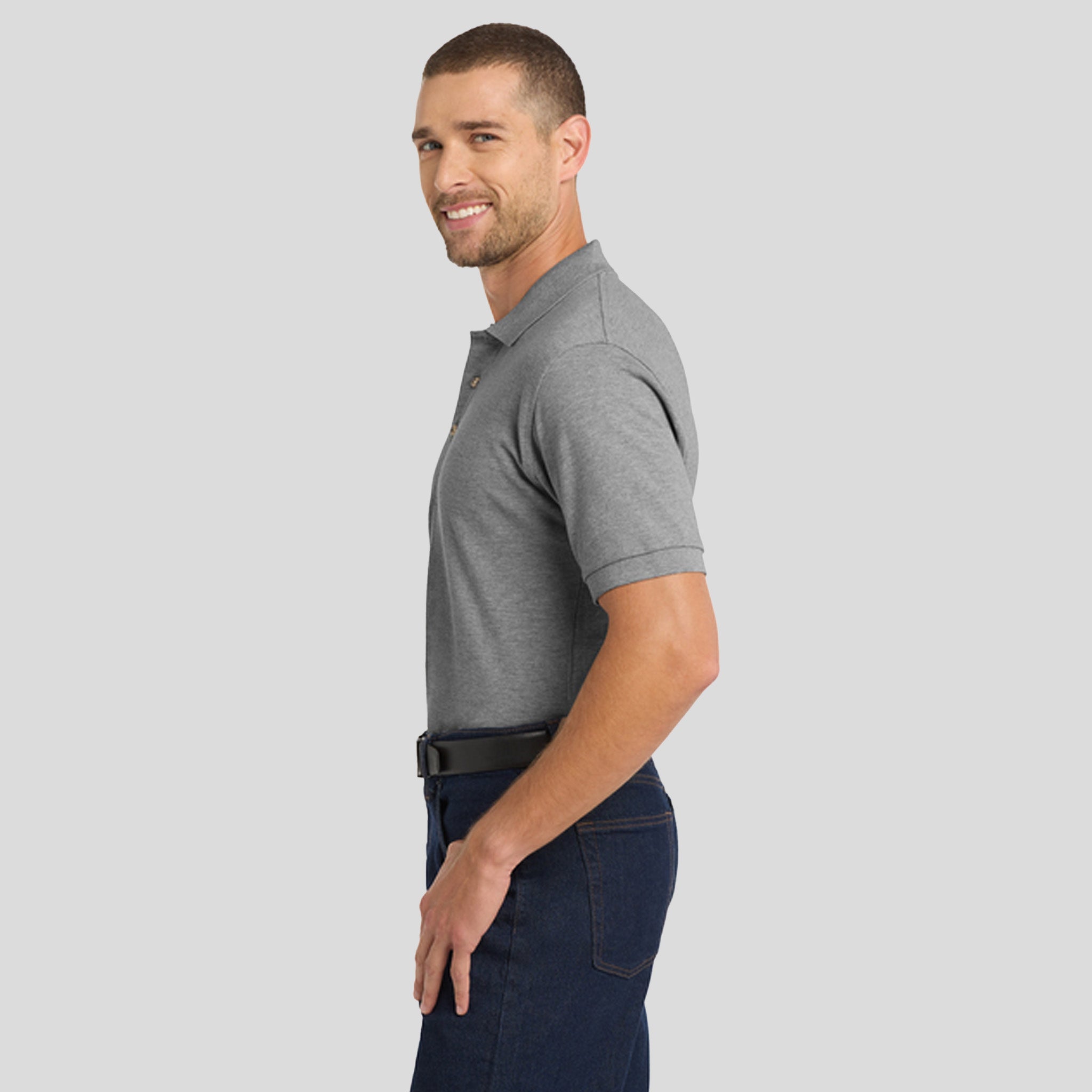 Heavyweight Cotton Pique Polo | Oxford